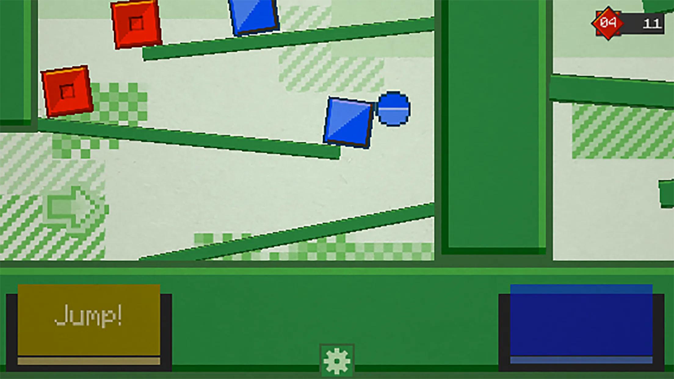 Blue red jump | Indus Appstore | Screenshot