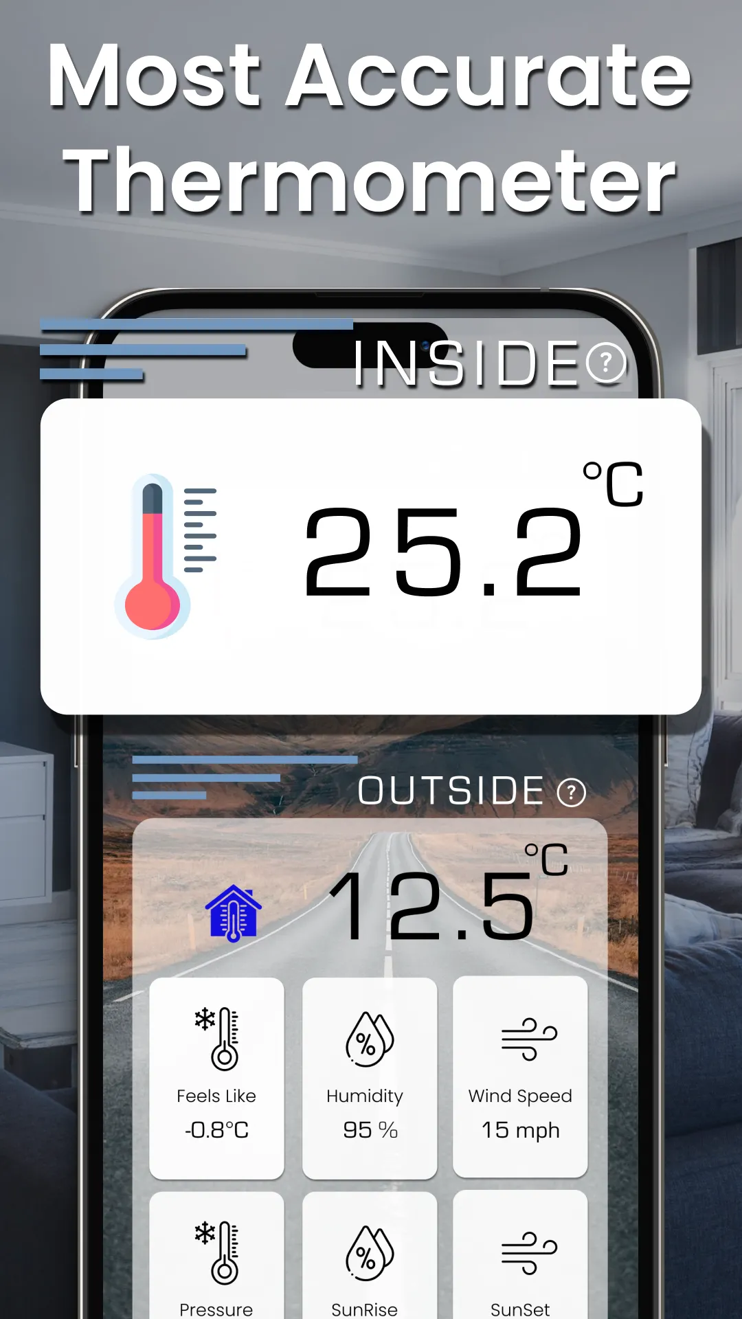 Room Temperature Thermometer | Indus Appstore | Screenshot