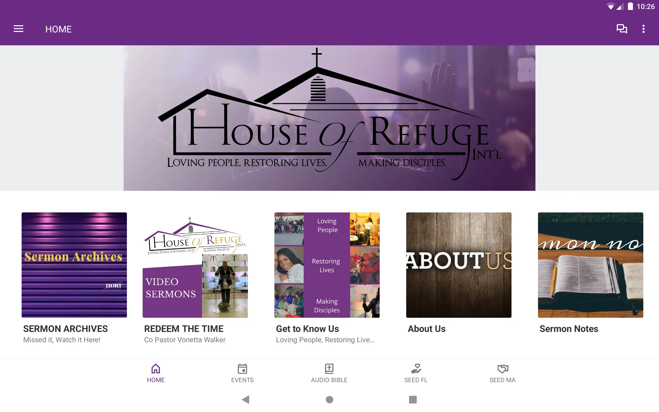 House of Refuge Int'l | Indus Appstore | Screenshot