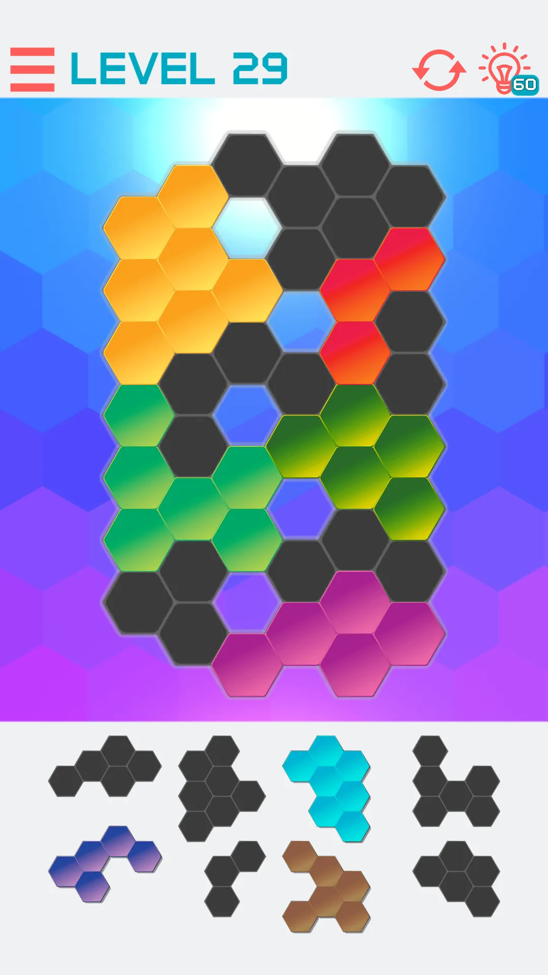 Hexagon Graph: Geometry Puzzle | Indus Appstore | Screenshot