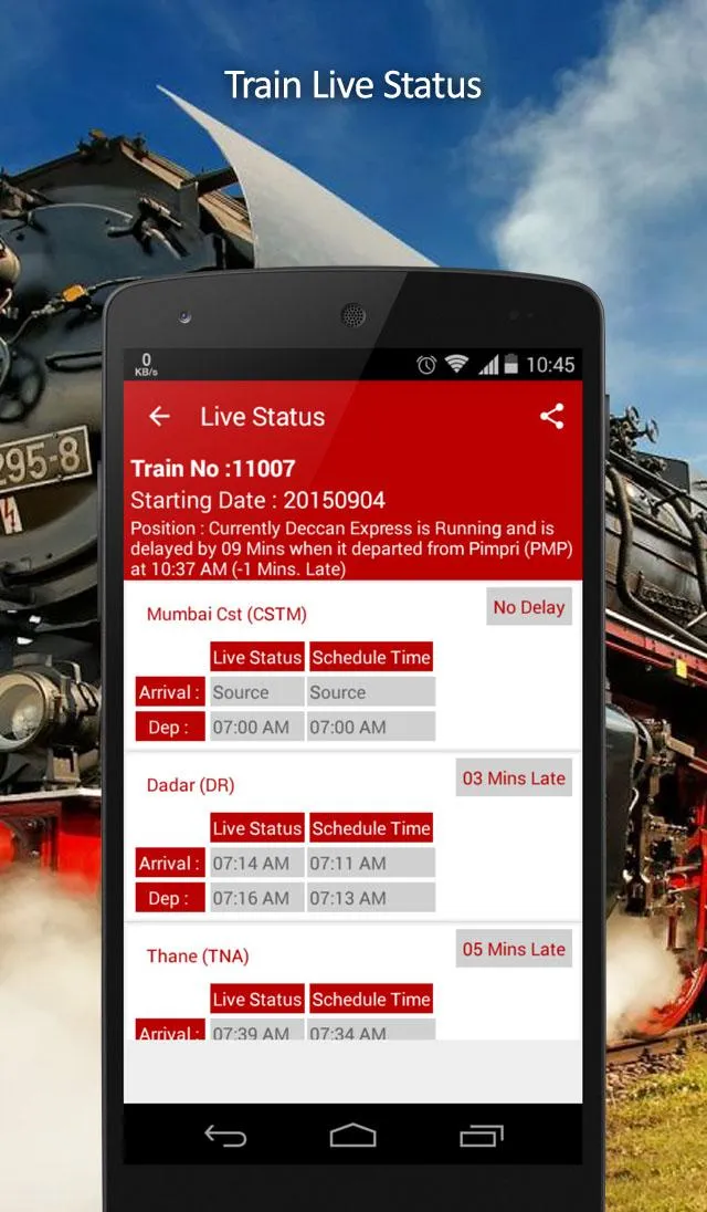 Indian Railway Time Table | Indus Appstore | Screenshot