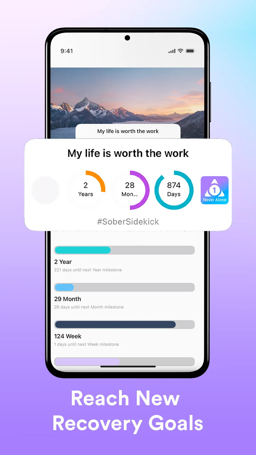 Sober Sidekick: Quit Addiction | Indus Appstore | Screenshot