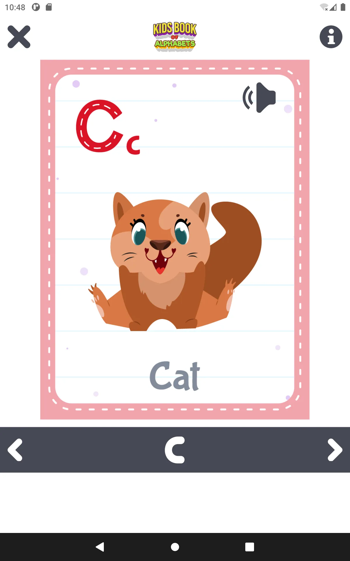 Kids Book of Alphabets | Indus Appstore | Screenshot