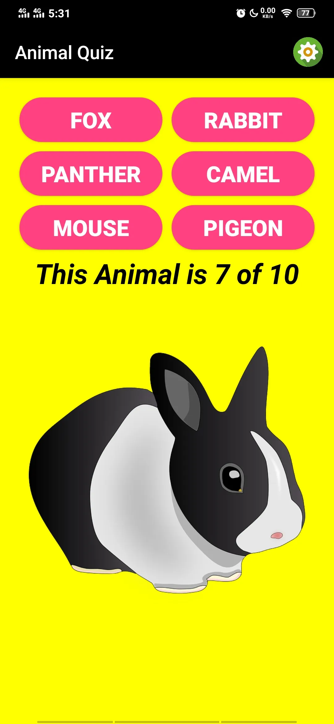 Animal Quiz | Indus Appstore | Screenshot