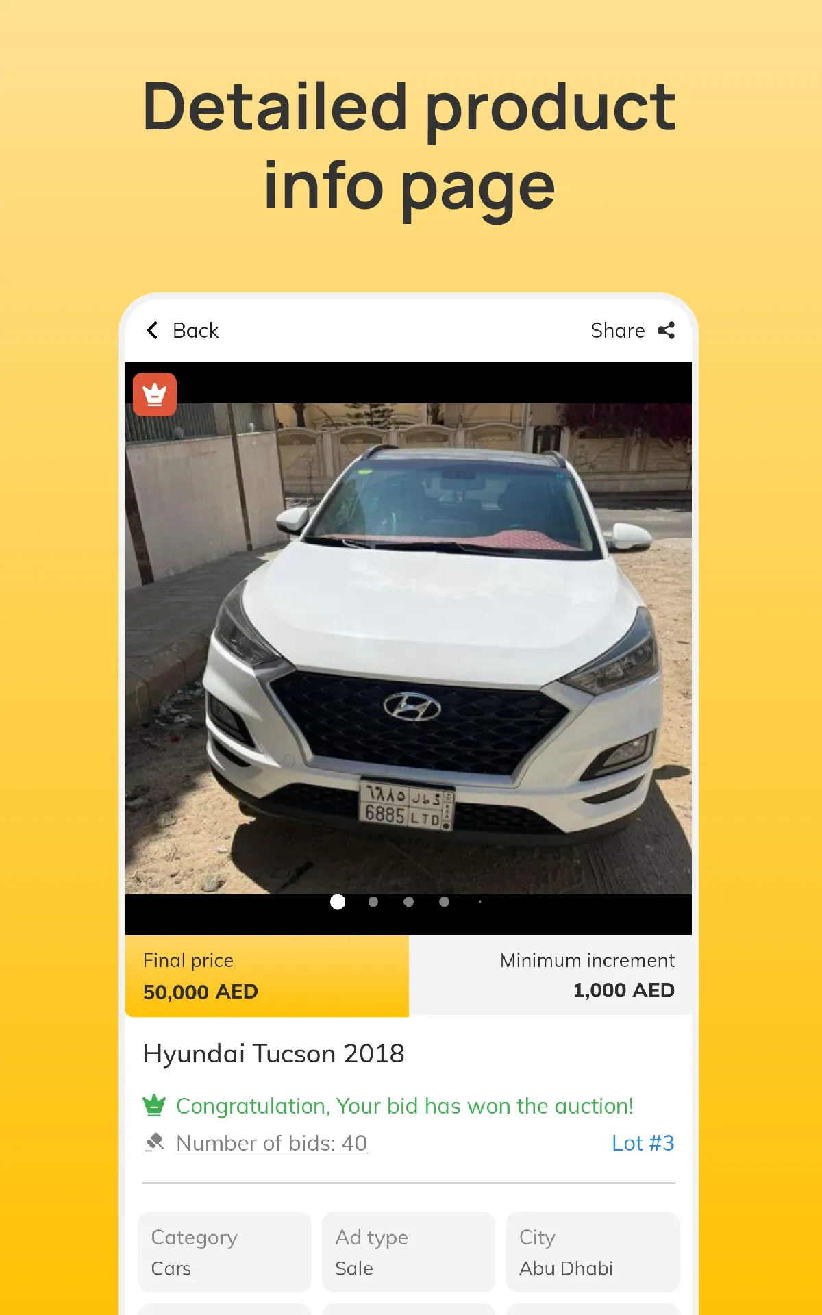 Auction AlSahraa مزاد الصحراء | Indus Appstore | Screenshot