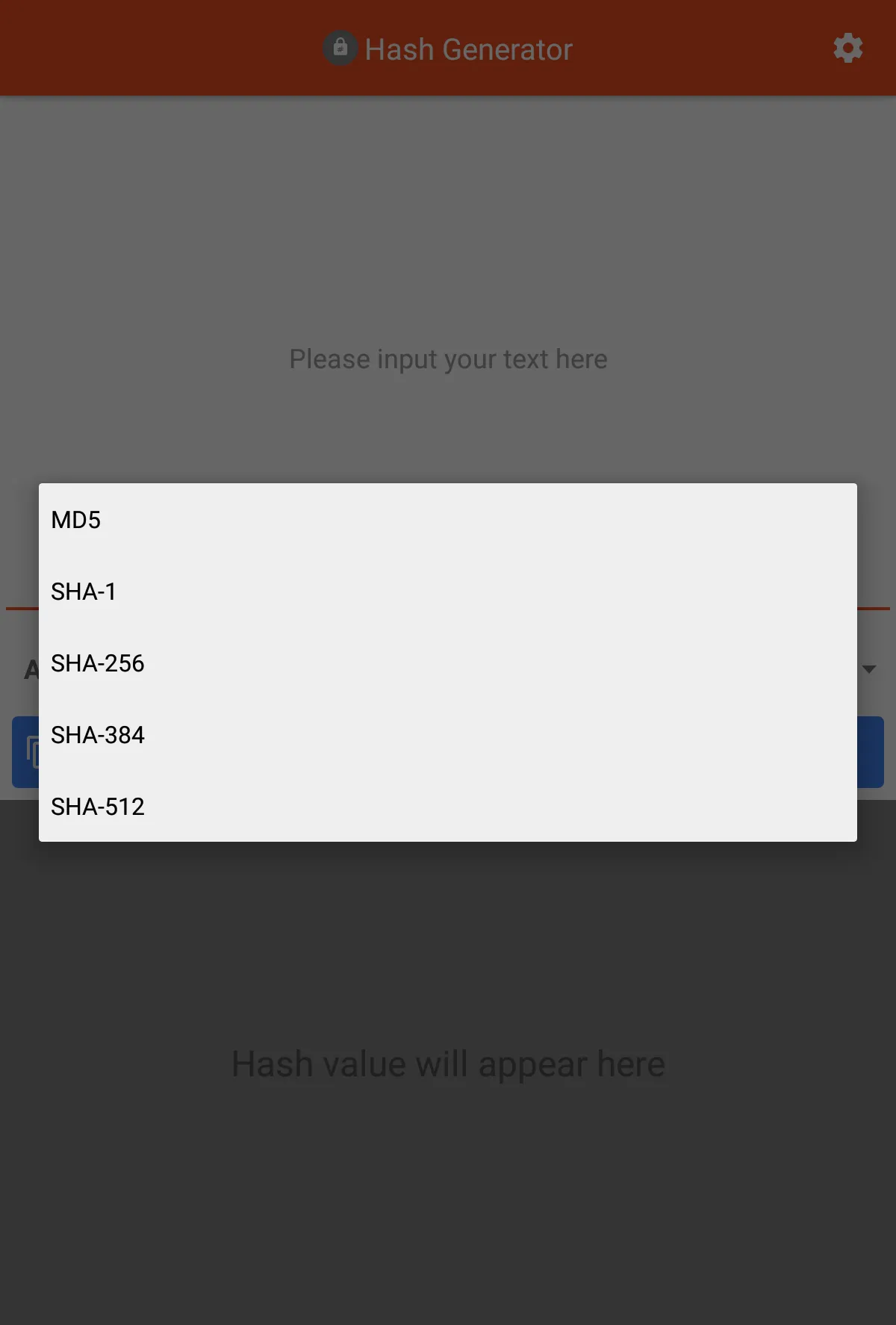 Hash Generator | Indus Appstore | Screenshot