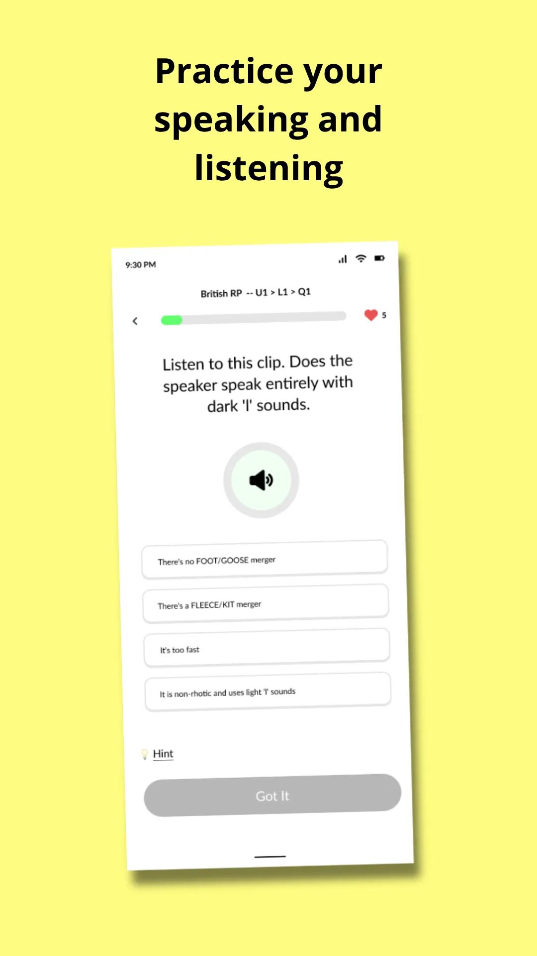 Accentify: Learn Any Accent | Indus Appstore | Screenshot