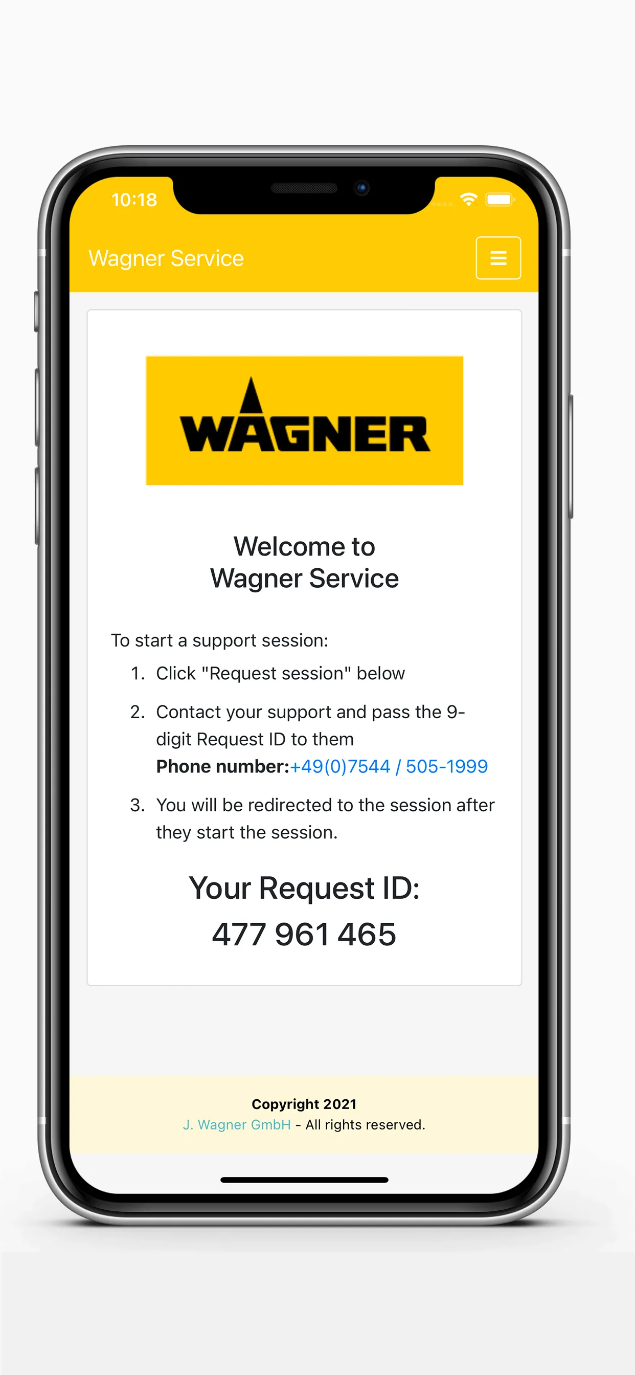 WAGNER Service | Indus Appstore | Screenshot