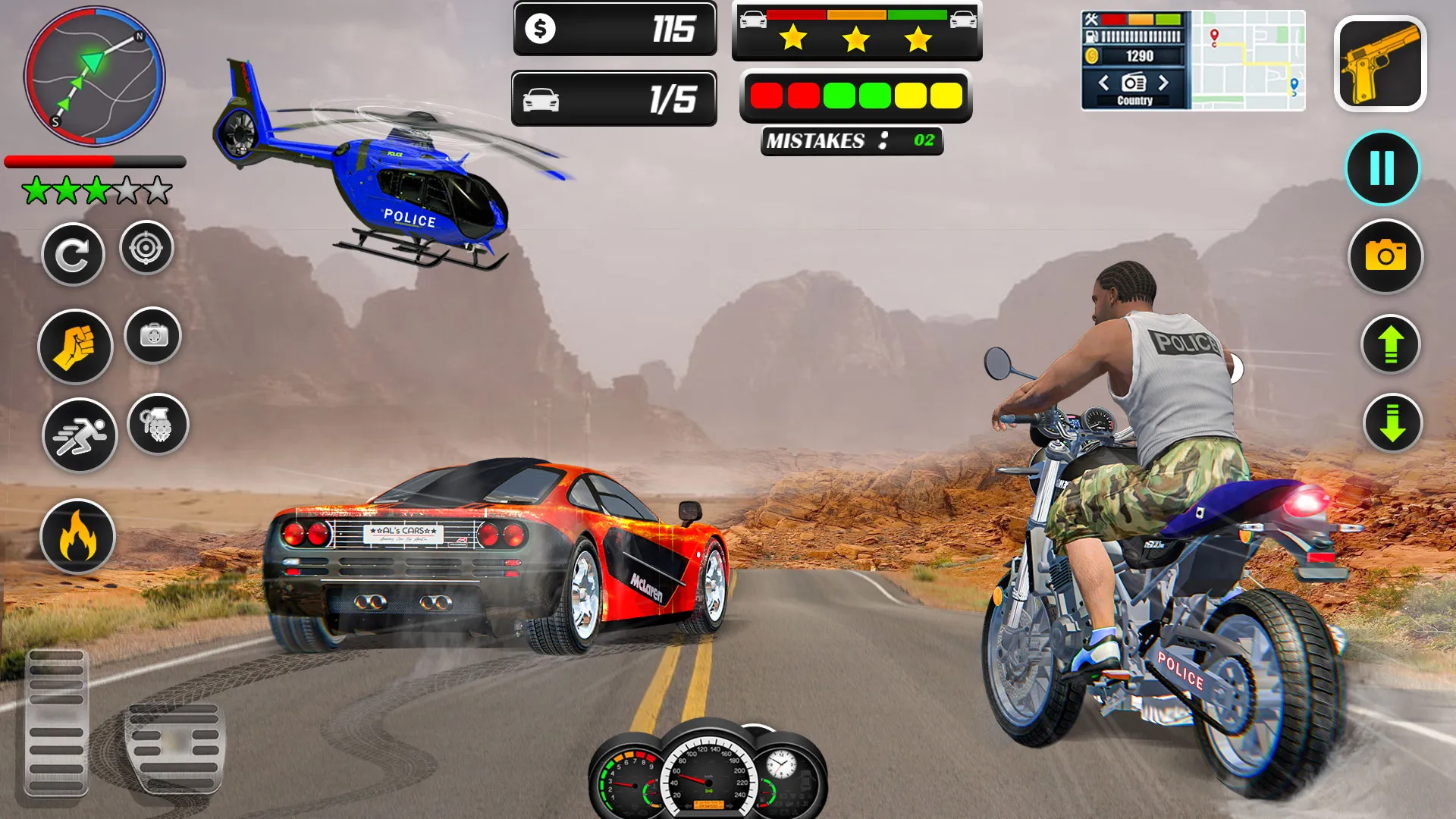 US Police Car Chase Thief Game | Indus Appstore | Screenshot