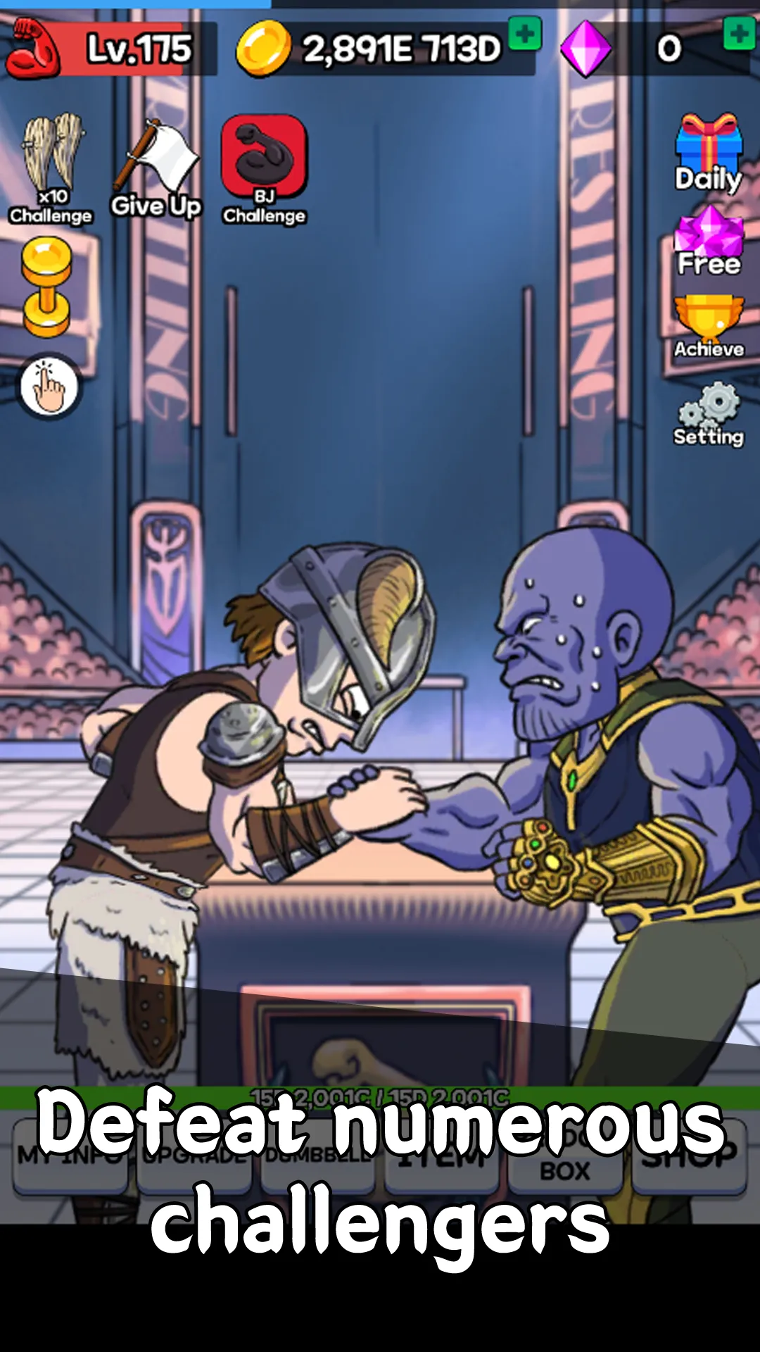 Arm Wrestling Clicker | Indus Appstore | Screenshot