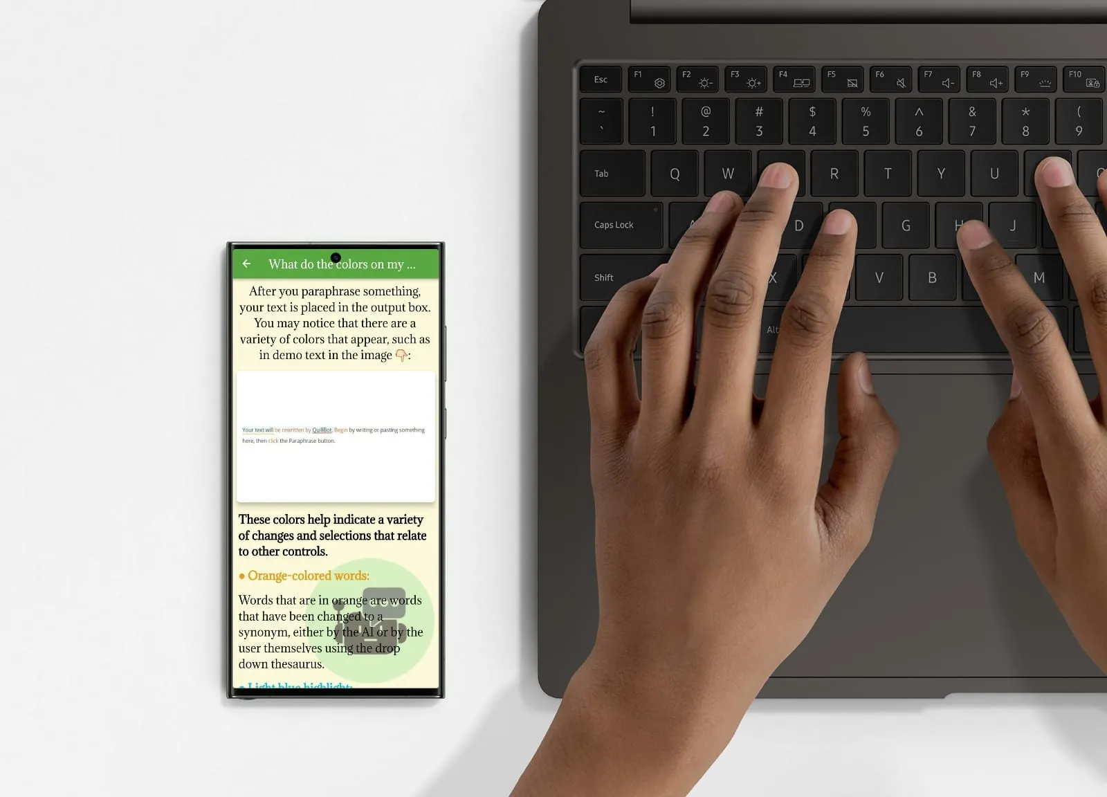 Paraphrasing Tool Guide | Indus Appstore | Screenshot