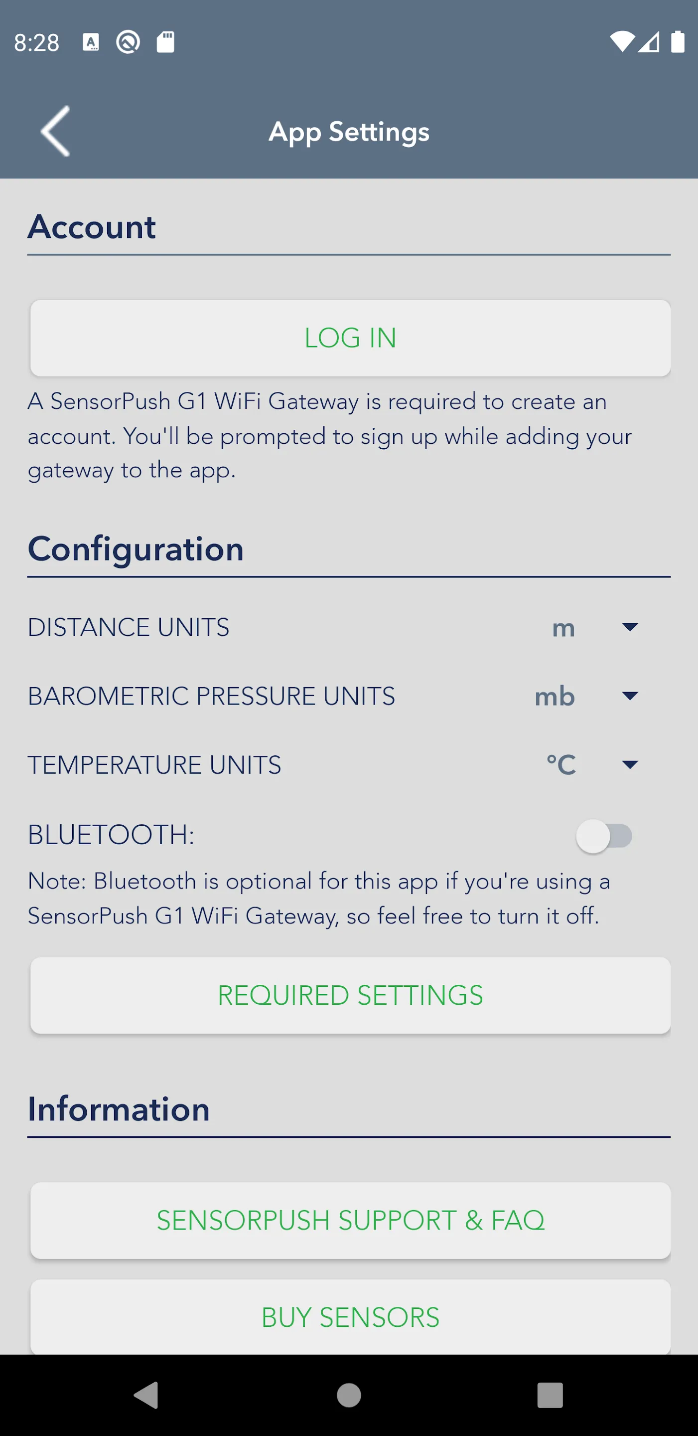 SensorPush | Indus Appstore | Screenshot