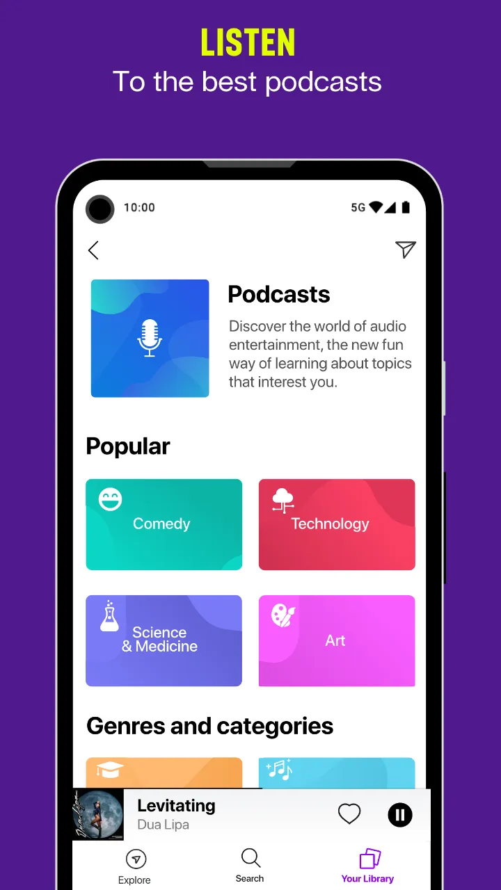 Anghami: Play music & Podcasts | Indus Appstore | Screenshot