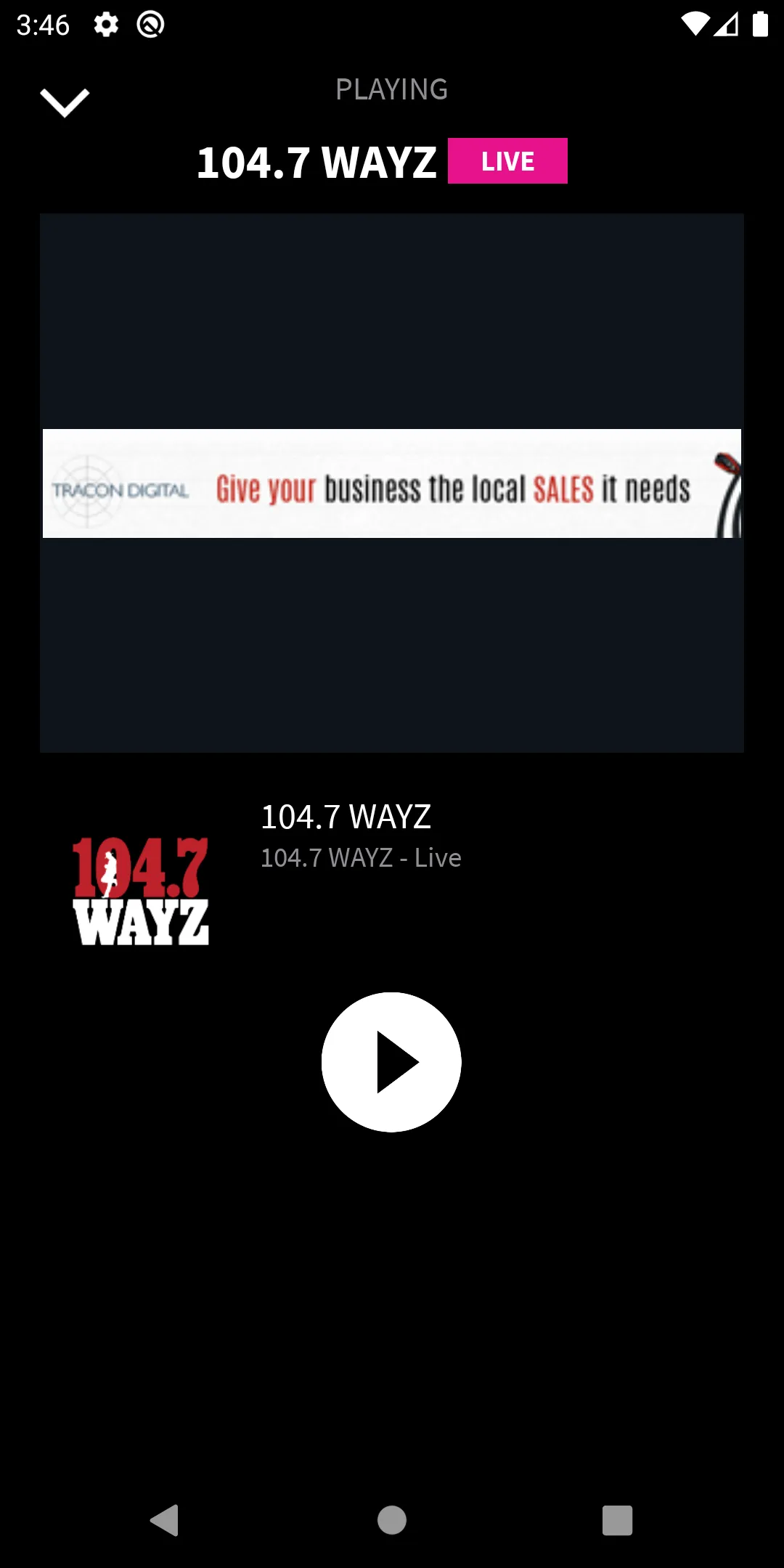 104.7 WAYZ | Indus Appstore | Screenshot