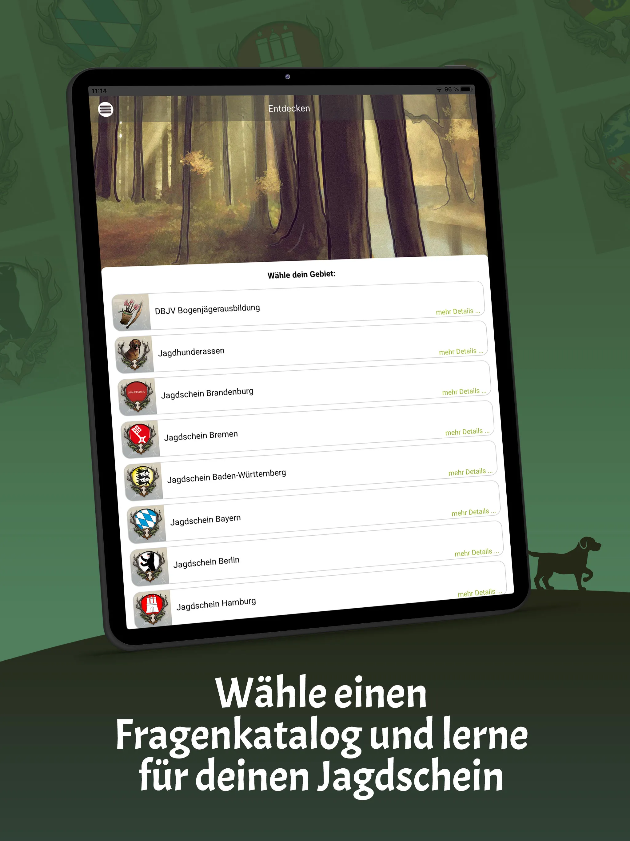 Büffeln Jagdscheine | Indus Appstore | Screenshot