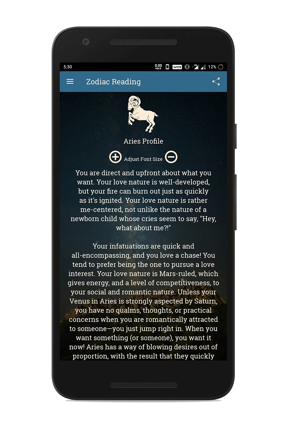 Aries Horoscope | Indus Appstore | Screenshot