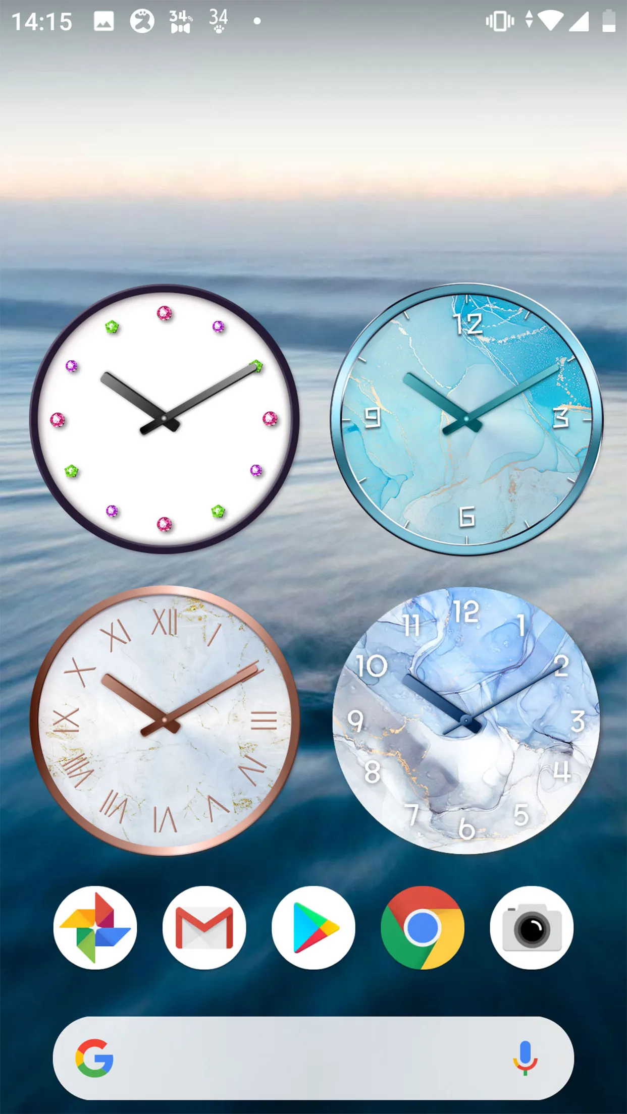Analog clocks widget – simple | Indus Appstore | Screenshot