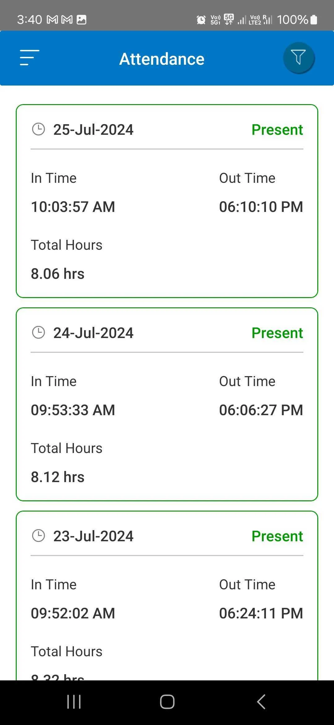 MyWorkMyDay | Indus Appstore | Screenshot