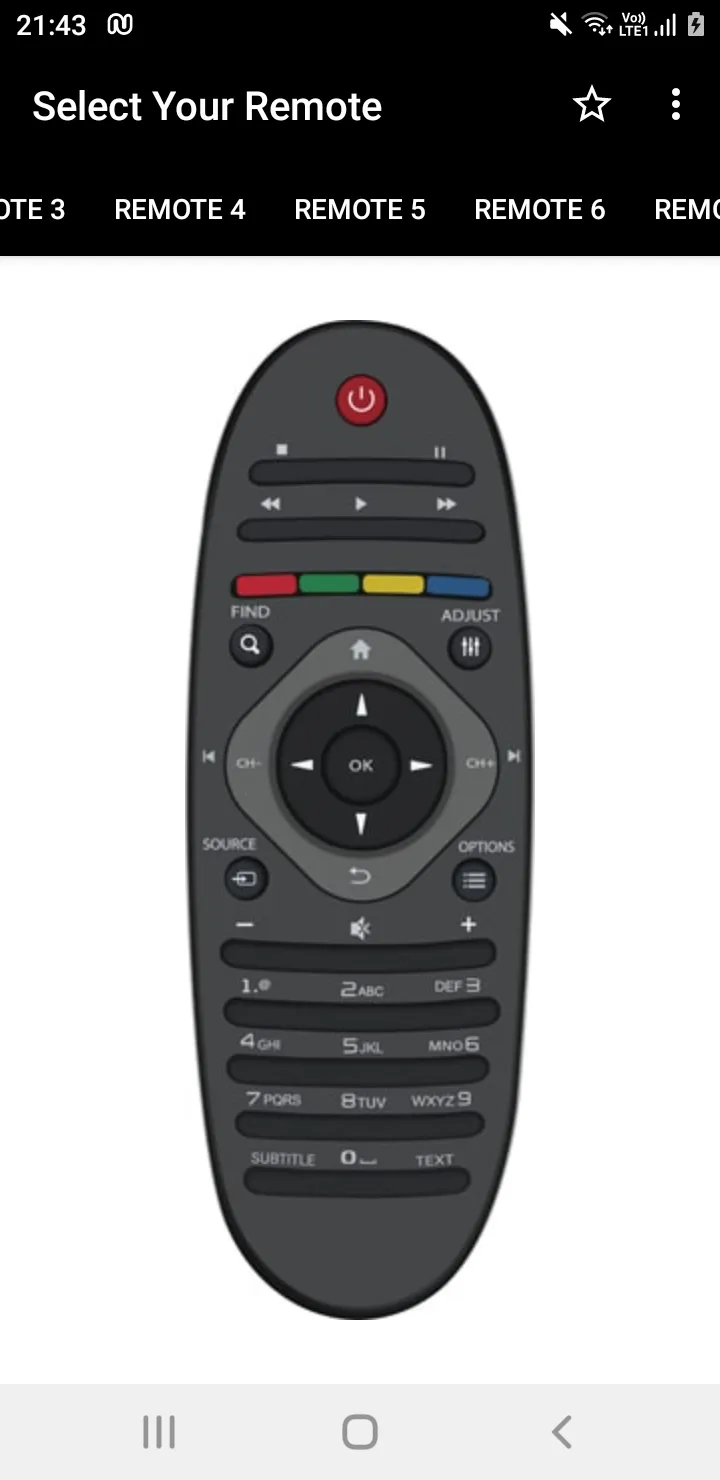 Philips TV Remote | Indus Appstore | Screenshot