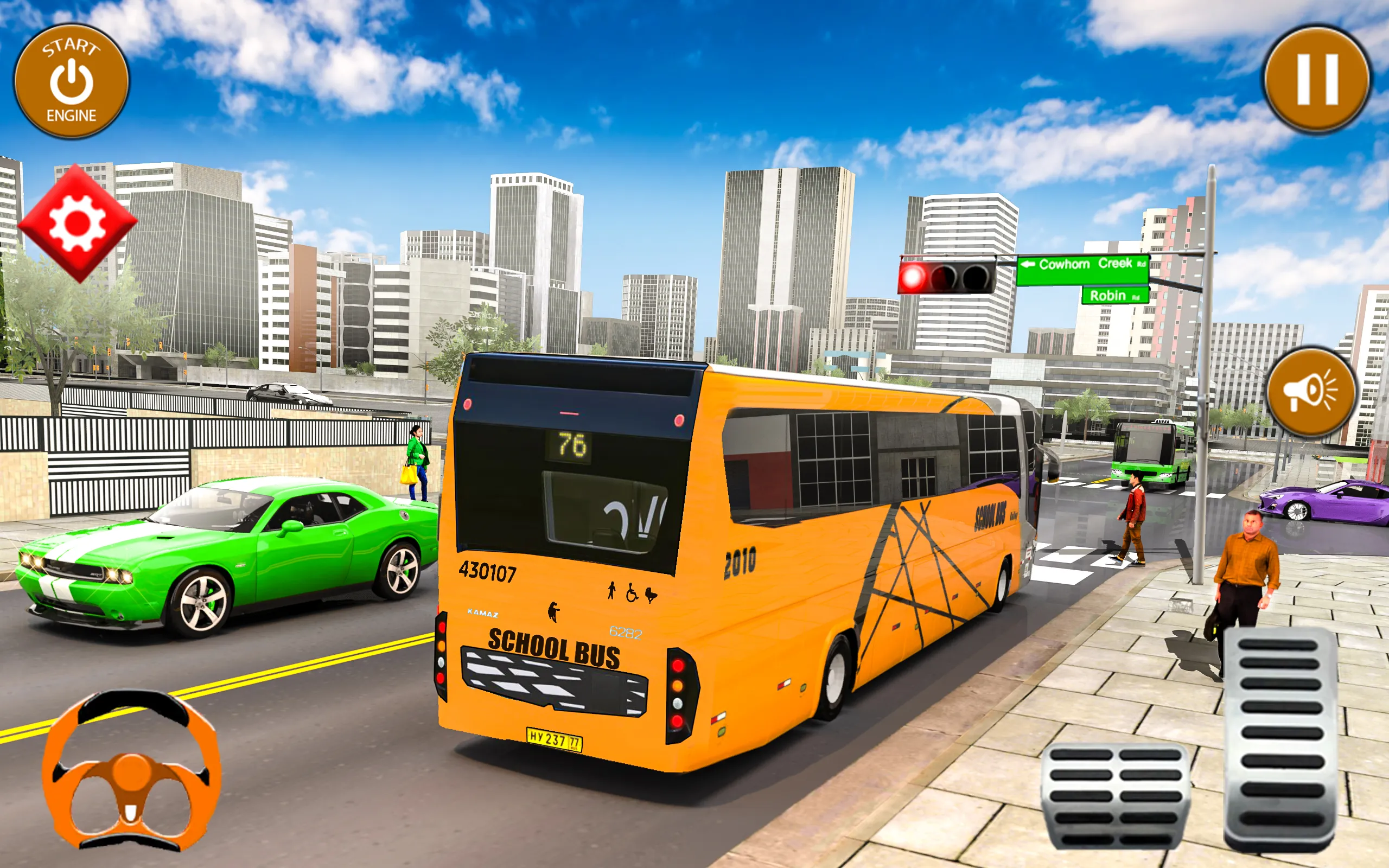 City School Bus Driving Games | Indus Appstore | Screenshot