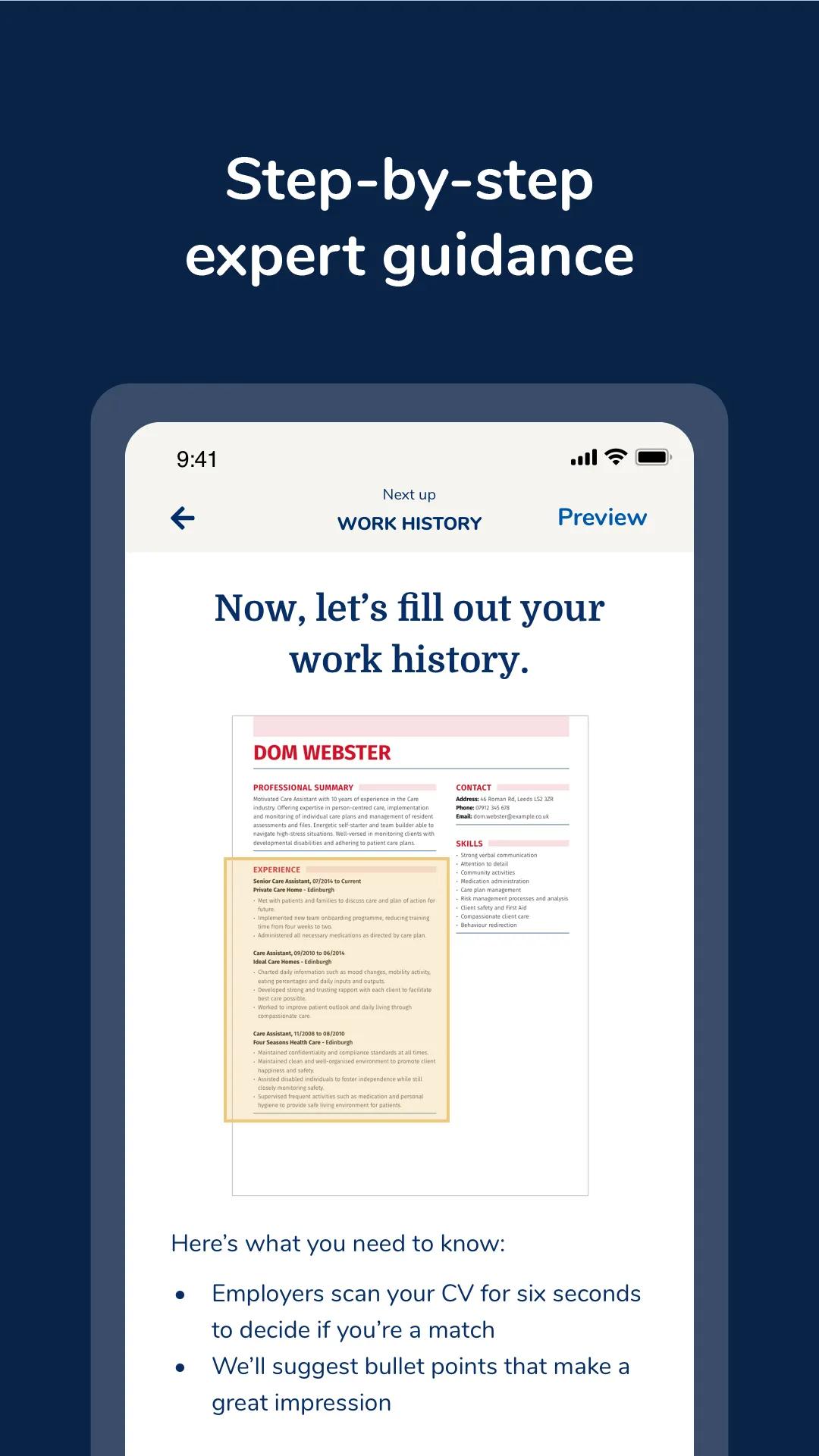 MyPerfectCV: Resume CV Builder | Indus Appstore | Screenshot