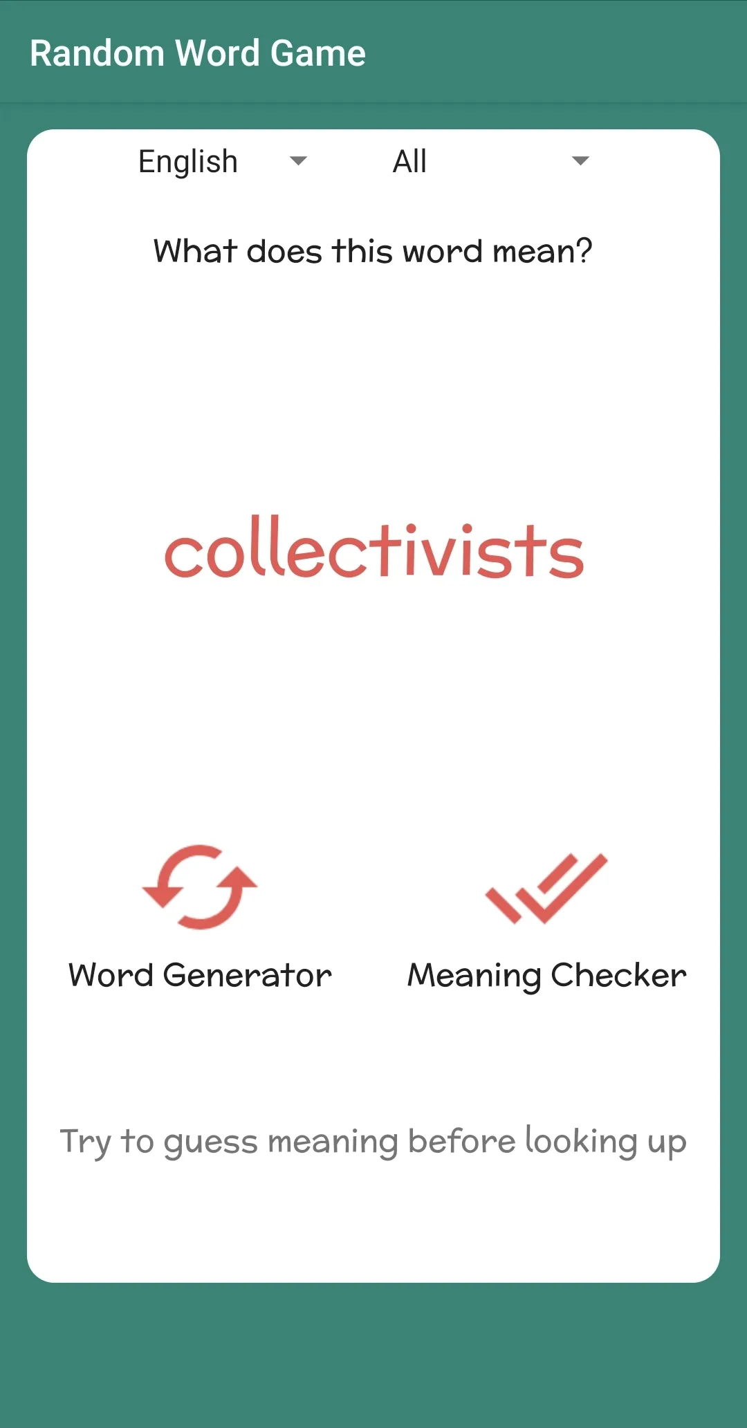 Advanced English Dictionary | Indus Appstore | Screenshot