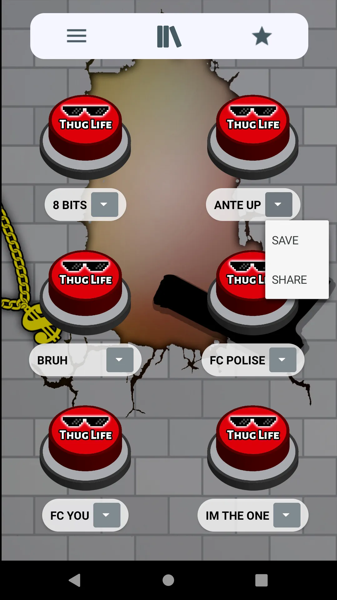 Thug Life Meme Song Soundboard | Indus Appstore | Screenshot