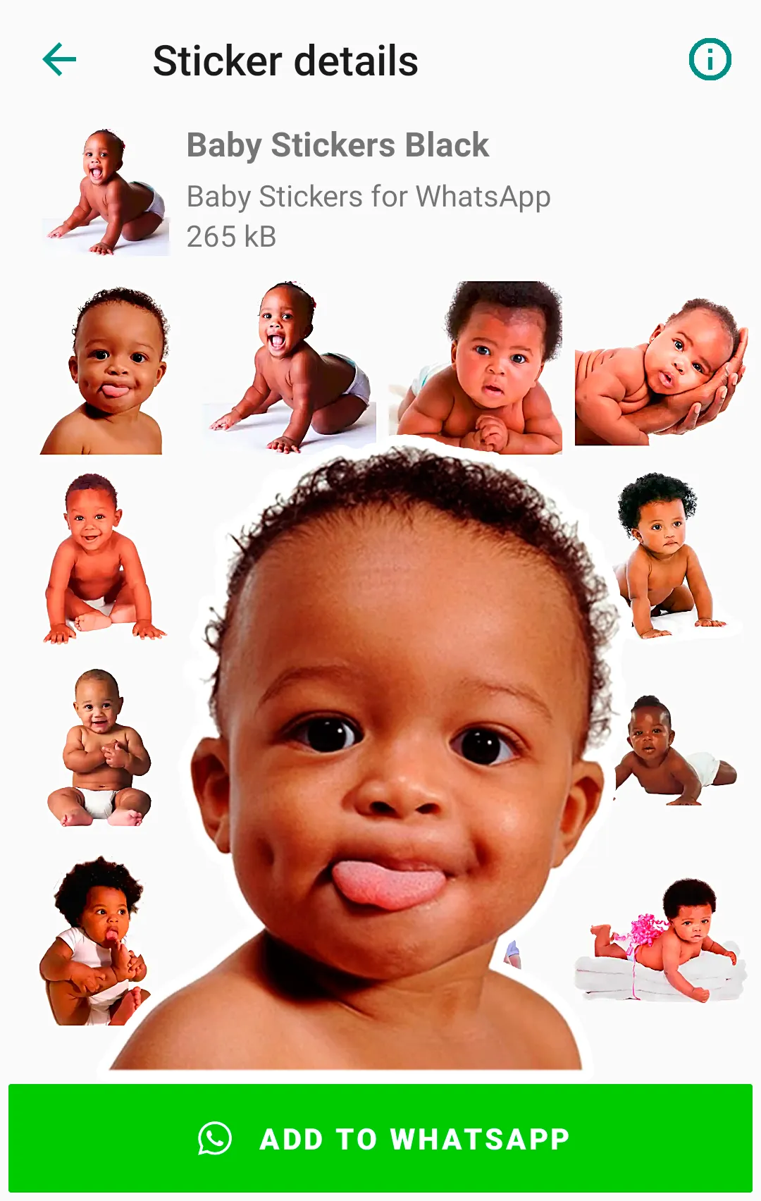 Baby Stickers for WhatsApp | Indus Appstore | Screenshot