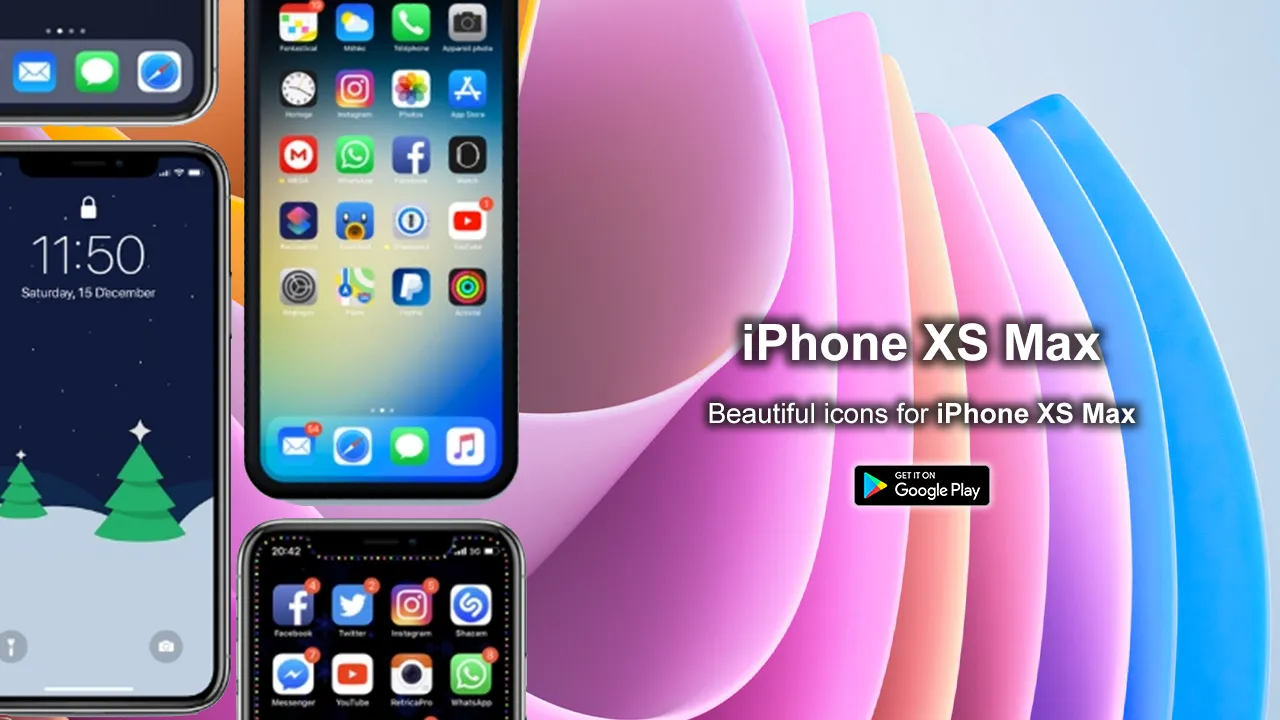 iPhone XS Max Launcher 2024 | Indus Appstore | Screenshot