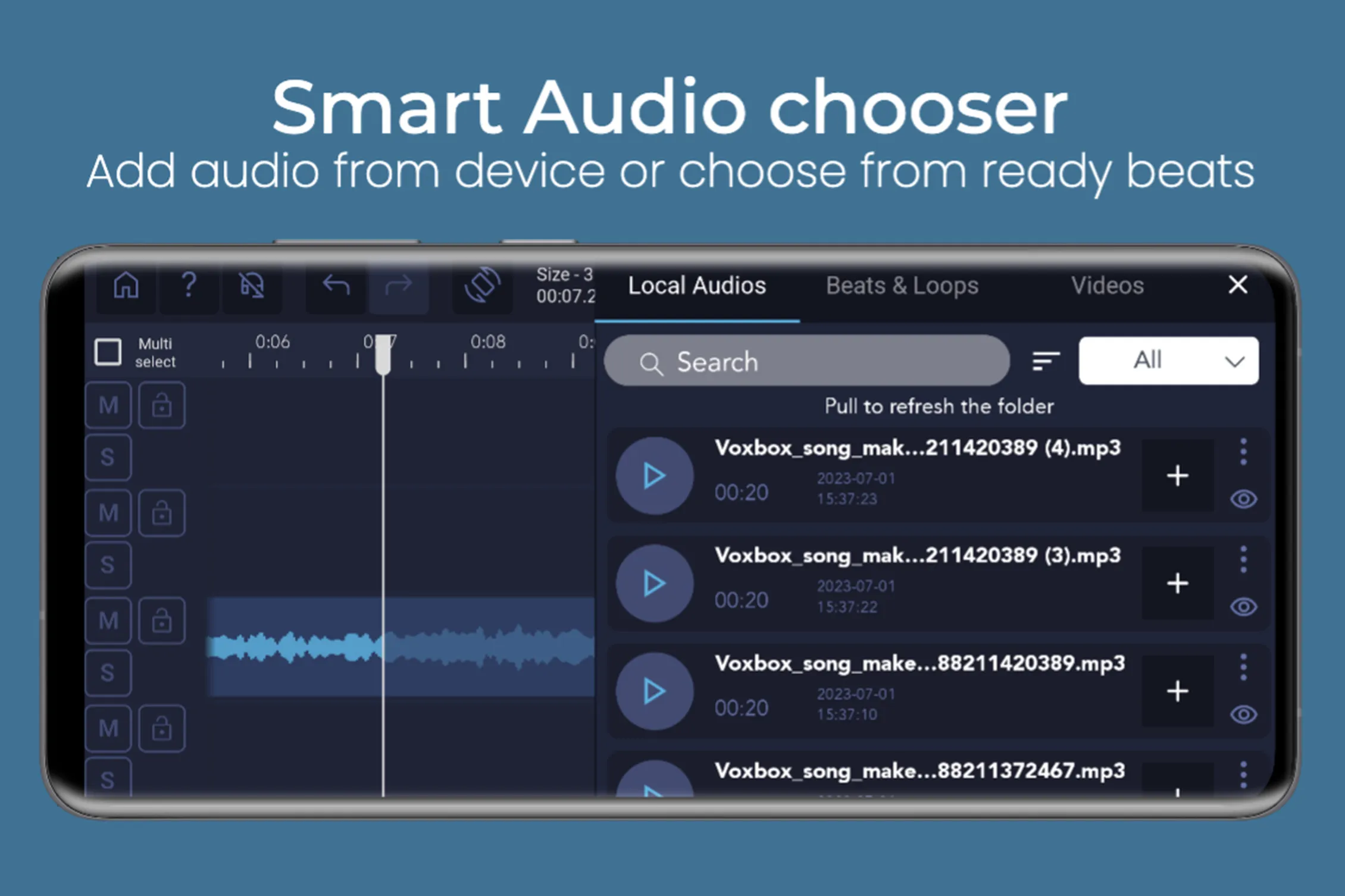 Pro Audio Editor - Music Mixer | Indus Appstore | Screenshot