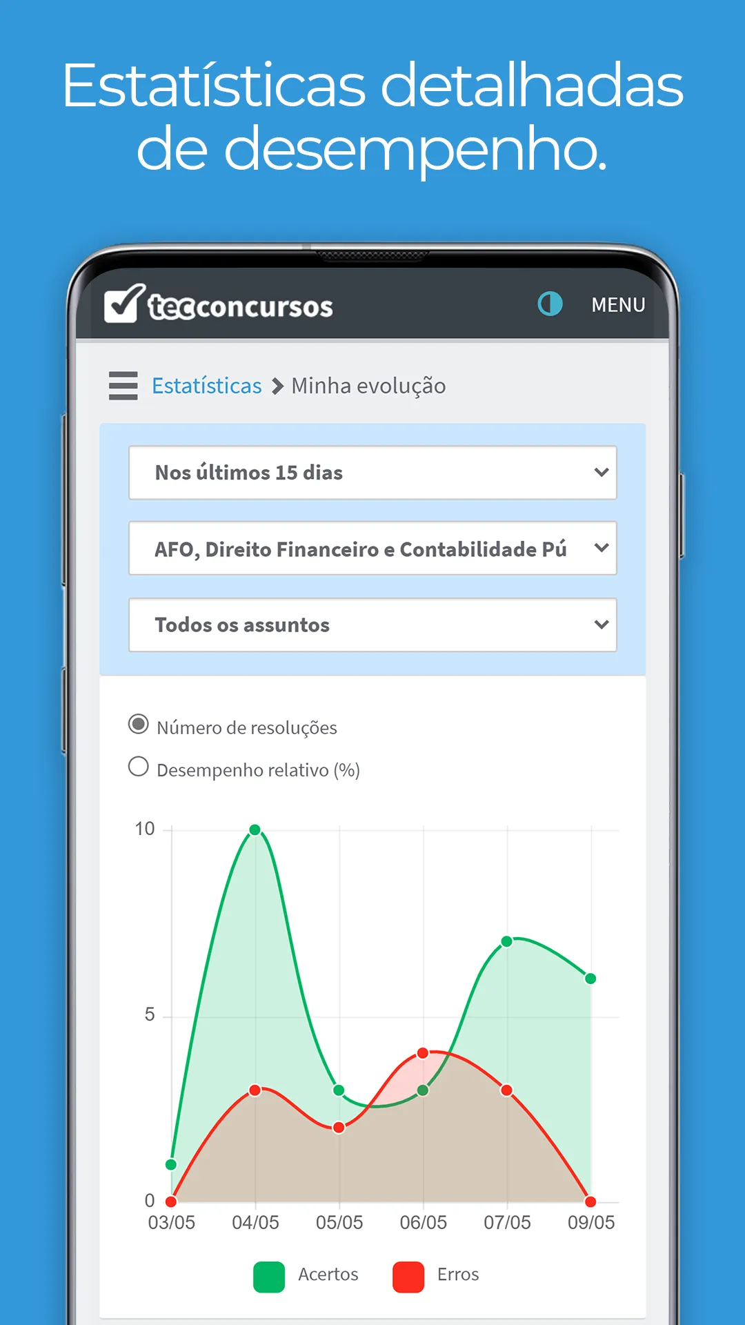 Tec Concursos | Indus Appstore | Screenshot