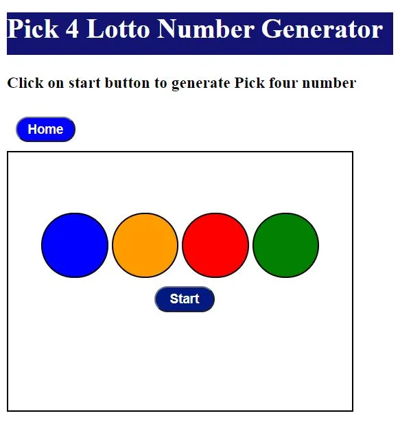 Lotto Number Generator | Indus Appstore | Screenshot