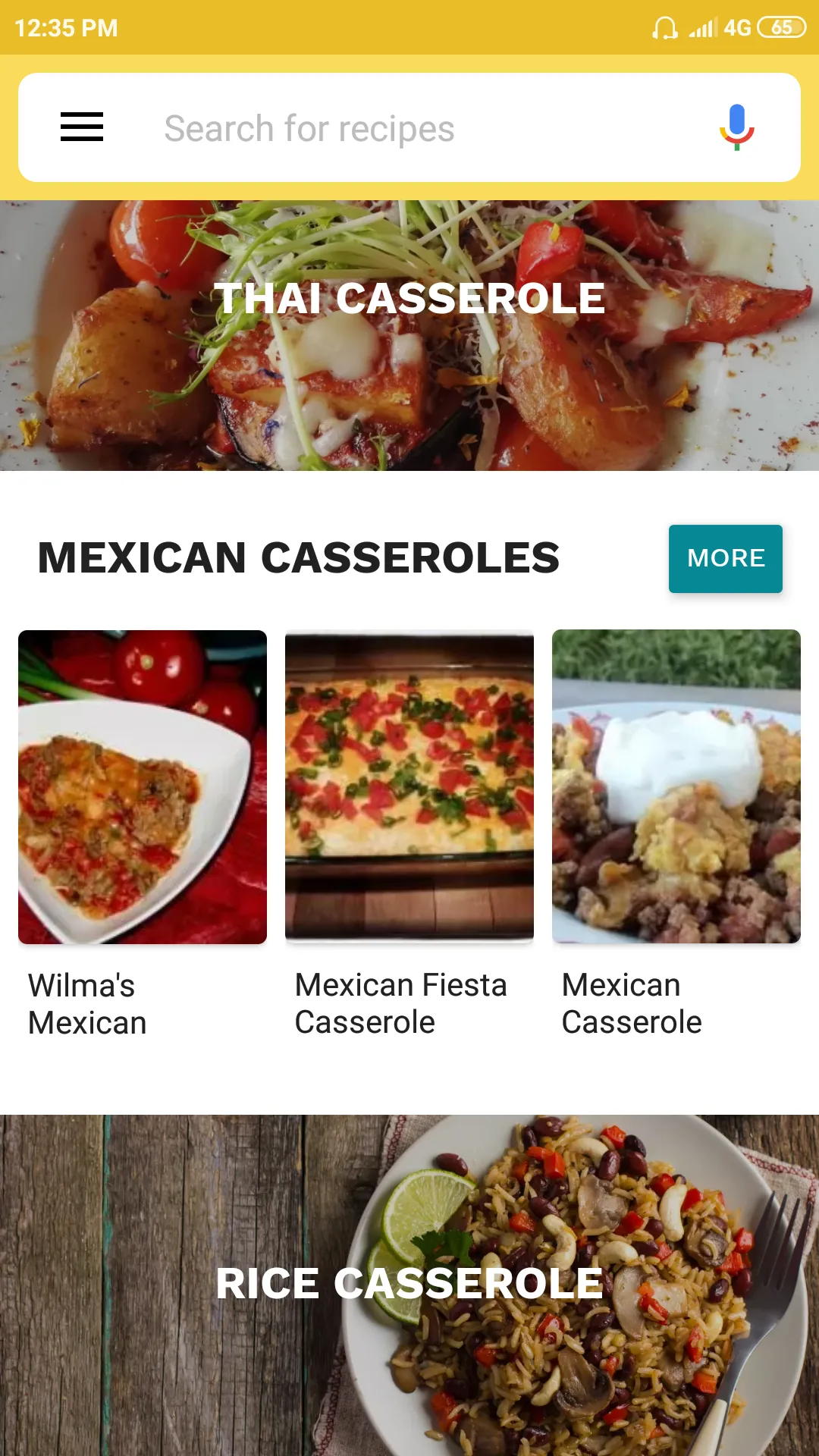 Easy Casserole Dishes Recipes | Indus Appstore | Screenshot