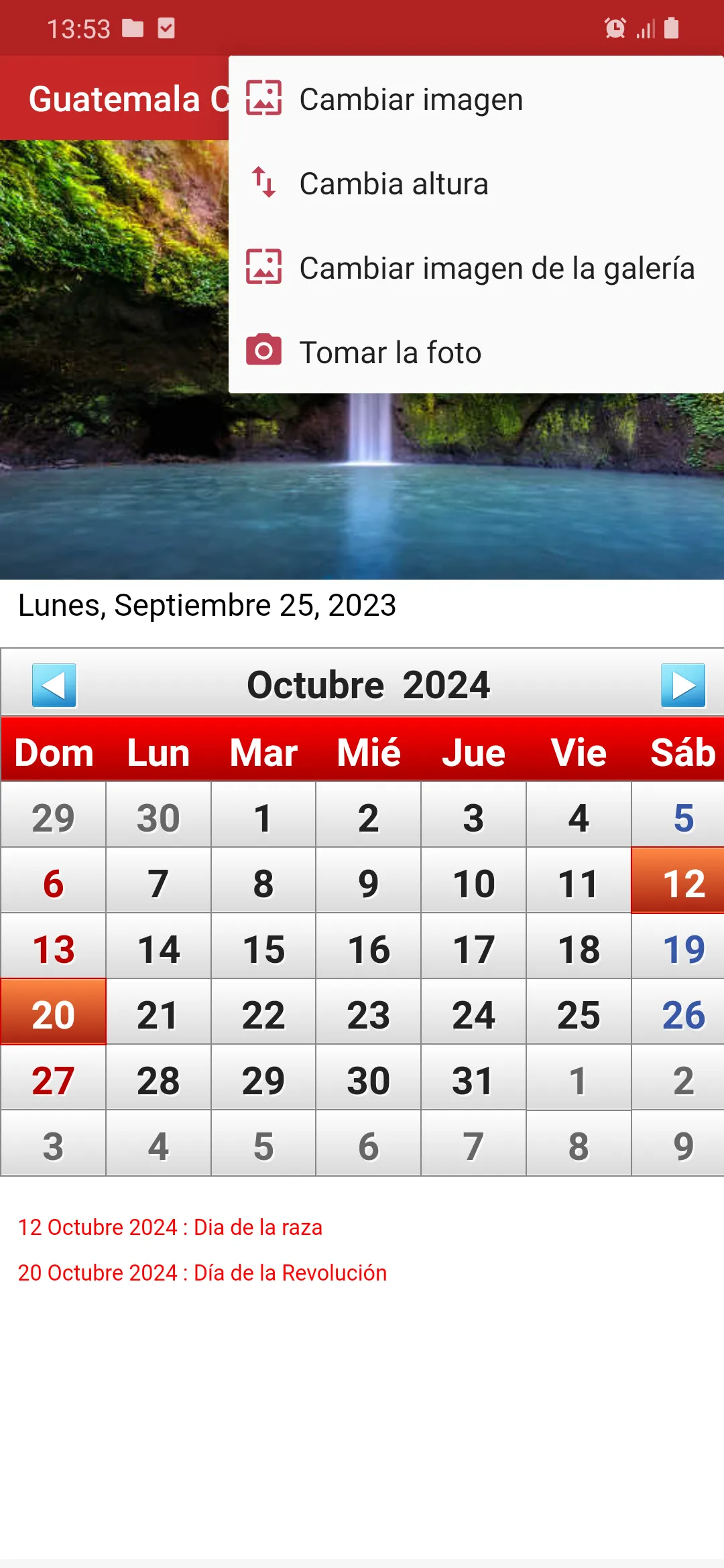 Guatemala Calendario 2025 | Indus Appstore | Screenshot