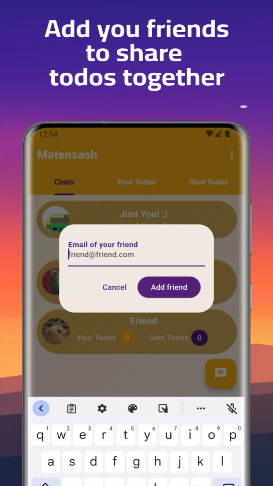 Matensash - To Do List by Chat | Indus Appstore | Screenshot