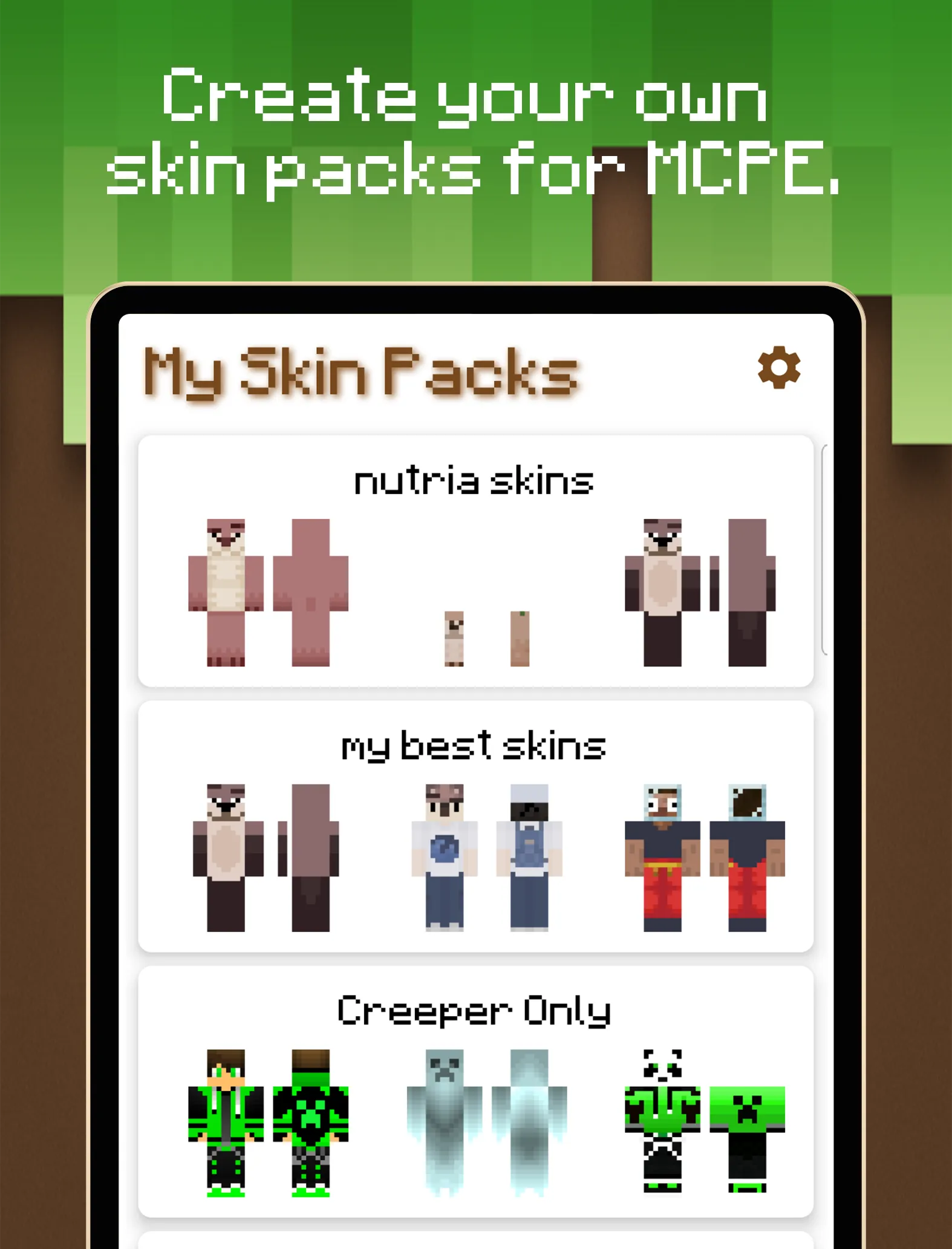 Skin Pack Maker for Minecraft | Indus Appstore | Screenshot