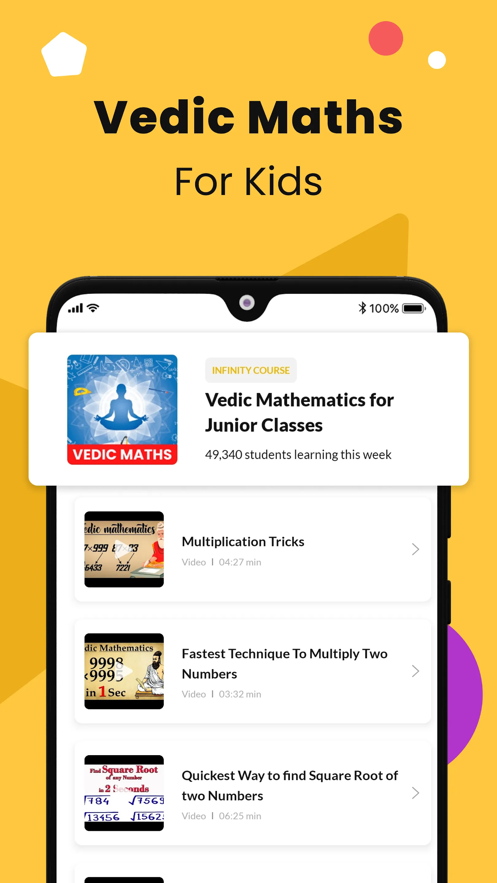 Class 4 CBSE Subjects & Maths | Indus Appstore | Screenshot