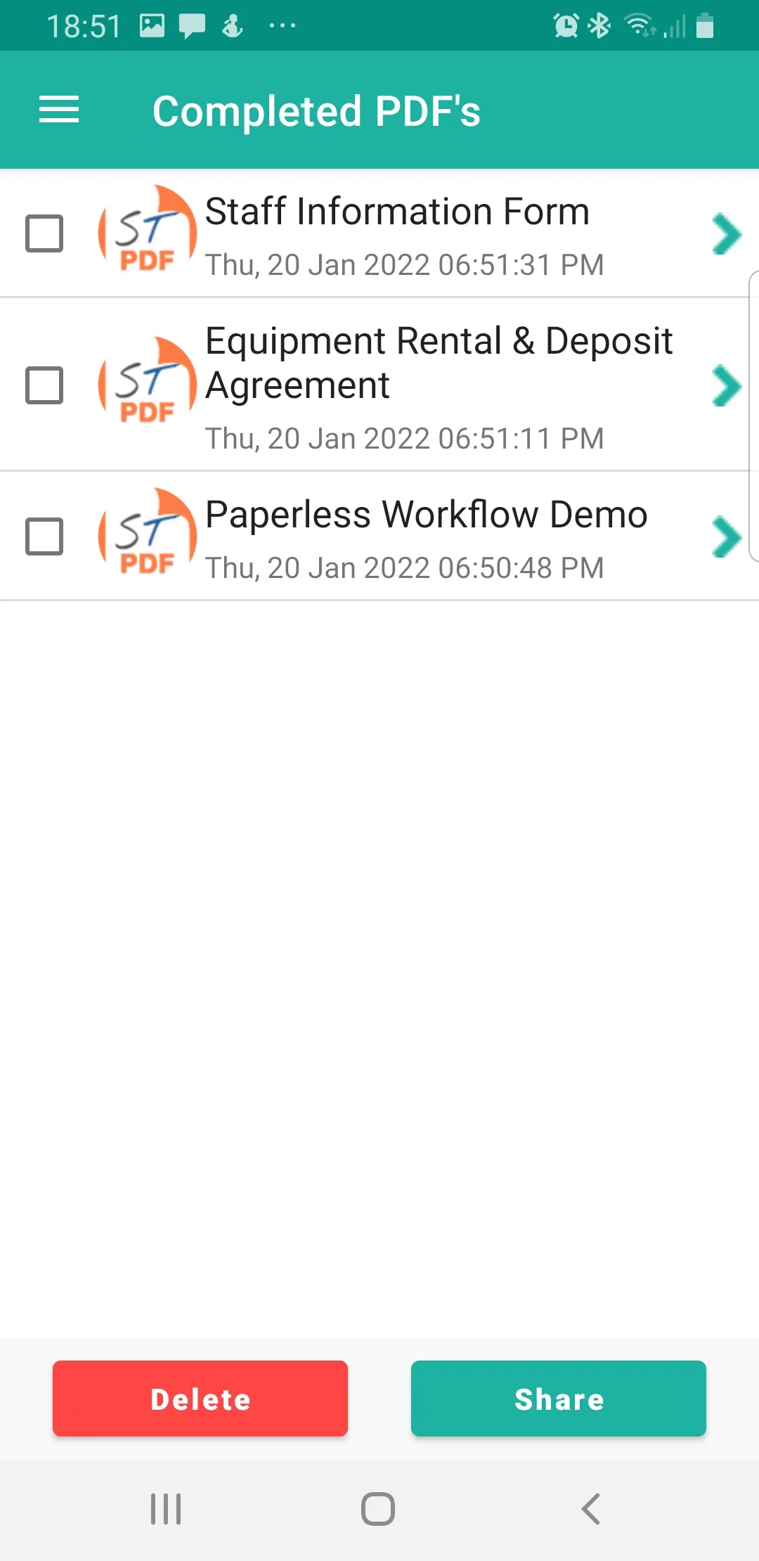 SignTech Paperless | Indus Appstore | Screenshot