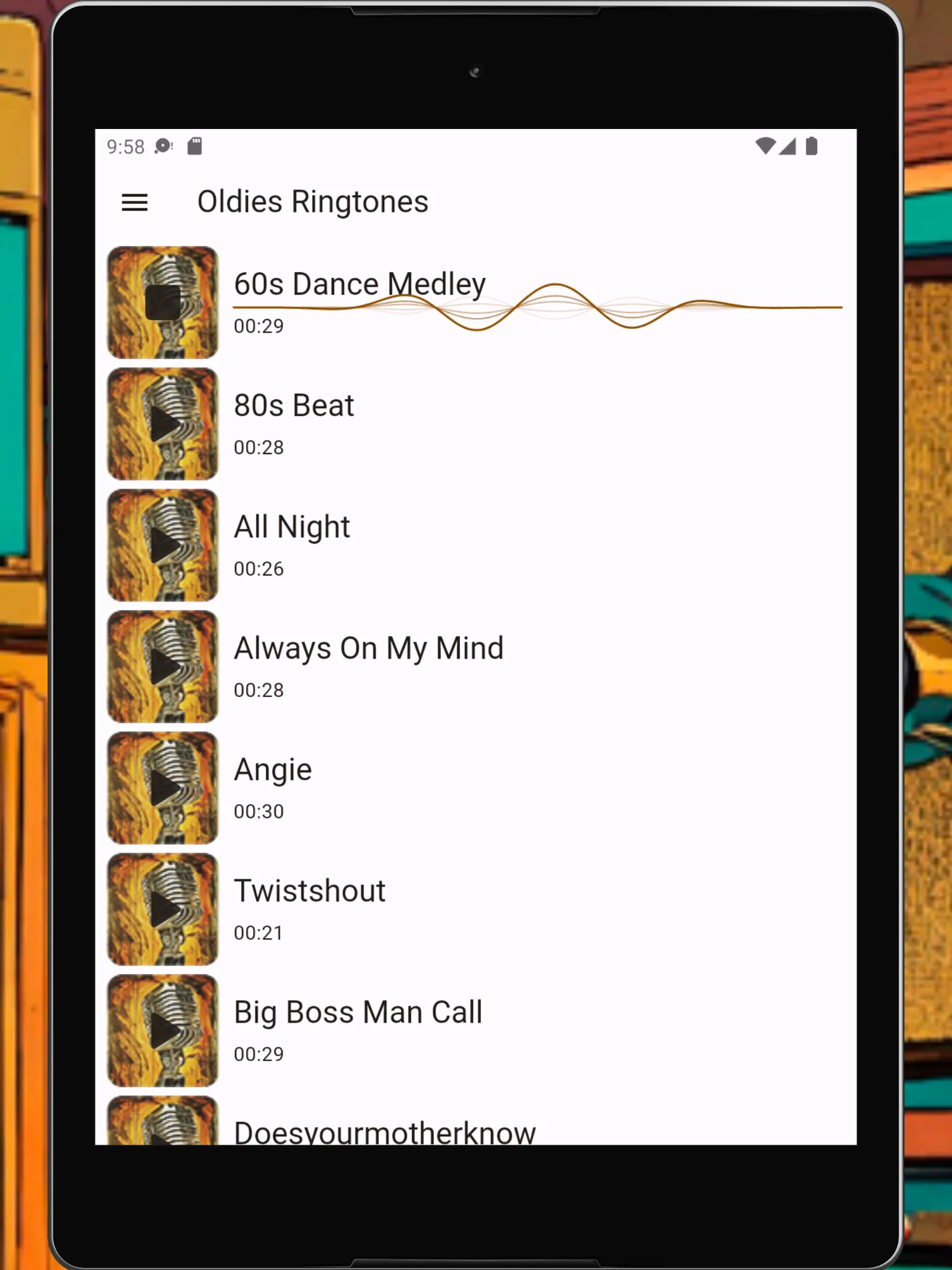 Oldies Ringtones | Indus Appstore | Screenshot