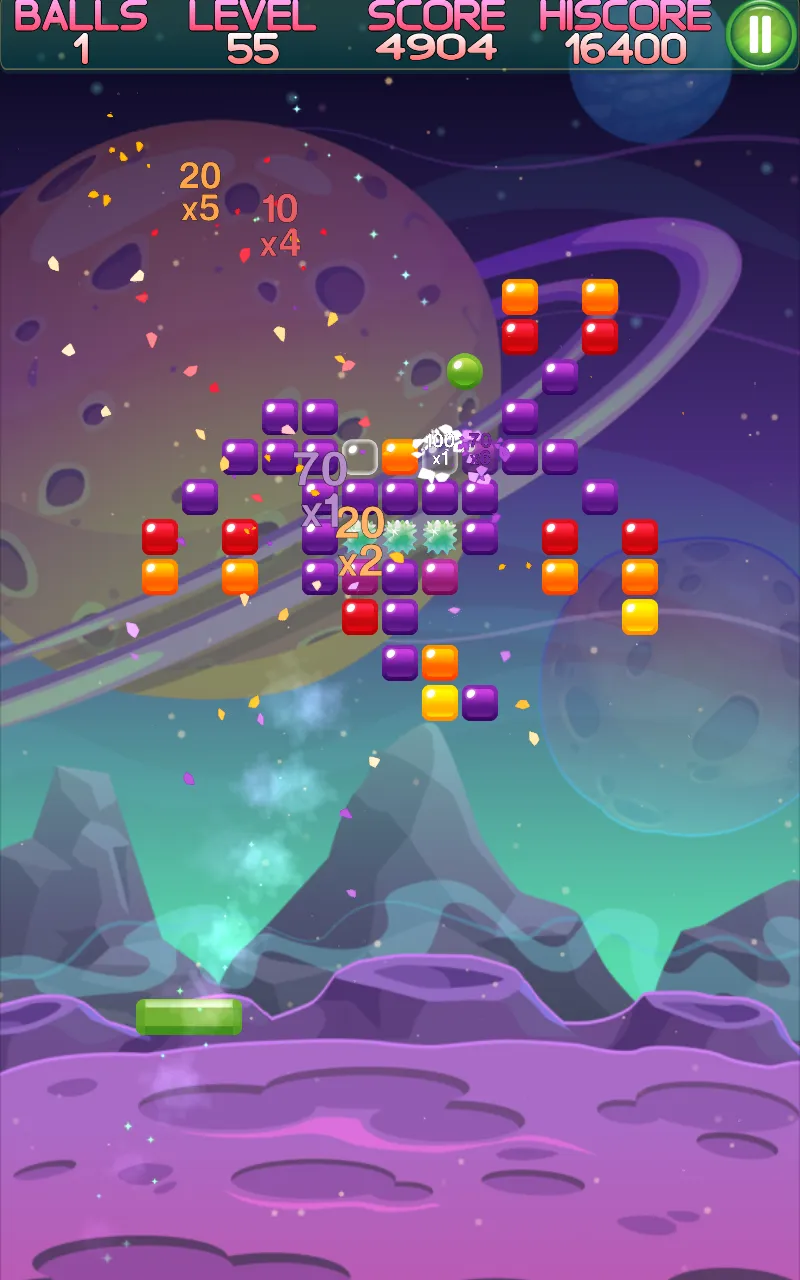 Alien Brick Breaker. | Indus Appstore | Screenshot