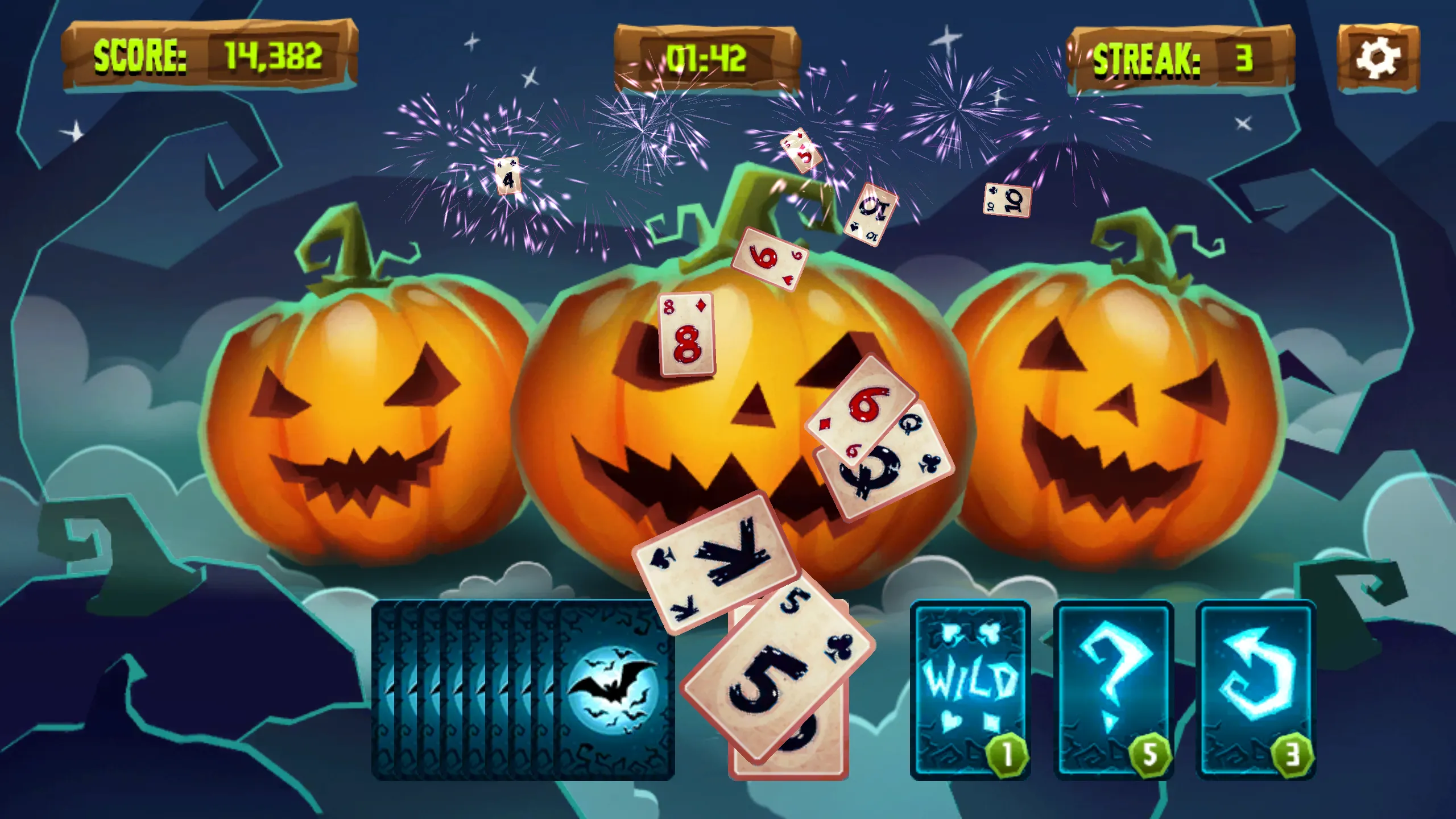 Halloween Solitaire Tripeaks | Indus Appstore | Screenshot