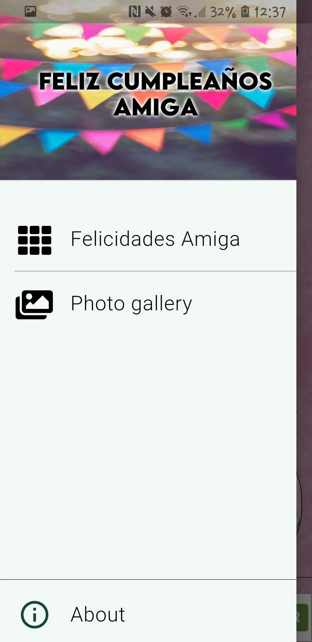 QUERIDA AMIGA FELICIDADES | Indus Appstore | Screenshot