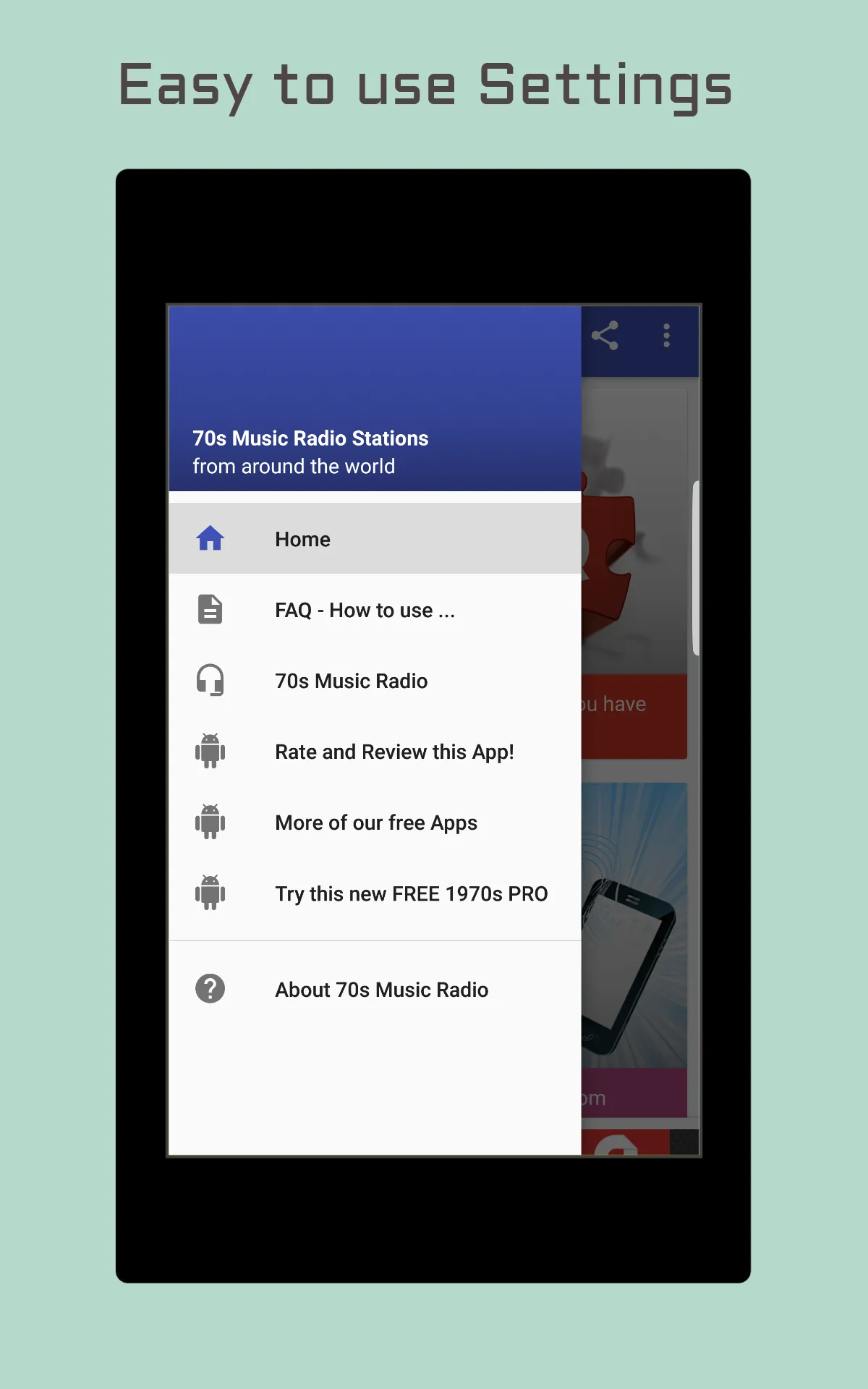 70s Music Radio Stations | Indus Appstore | Screenshot