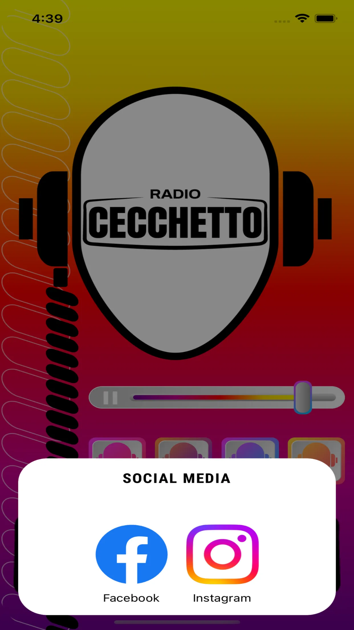 Radio Cecchetto | Indus Appstore | Screenshot