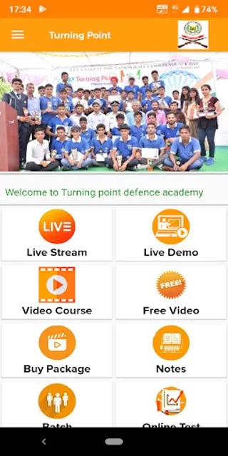 Turning Point Defence Academy | Indus Appstore | Screenshot