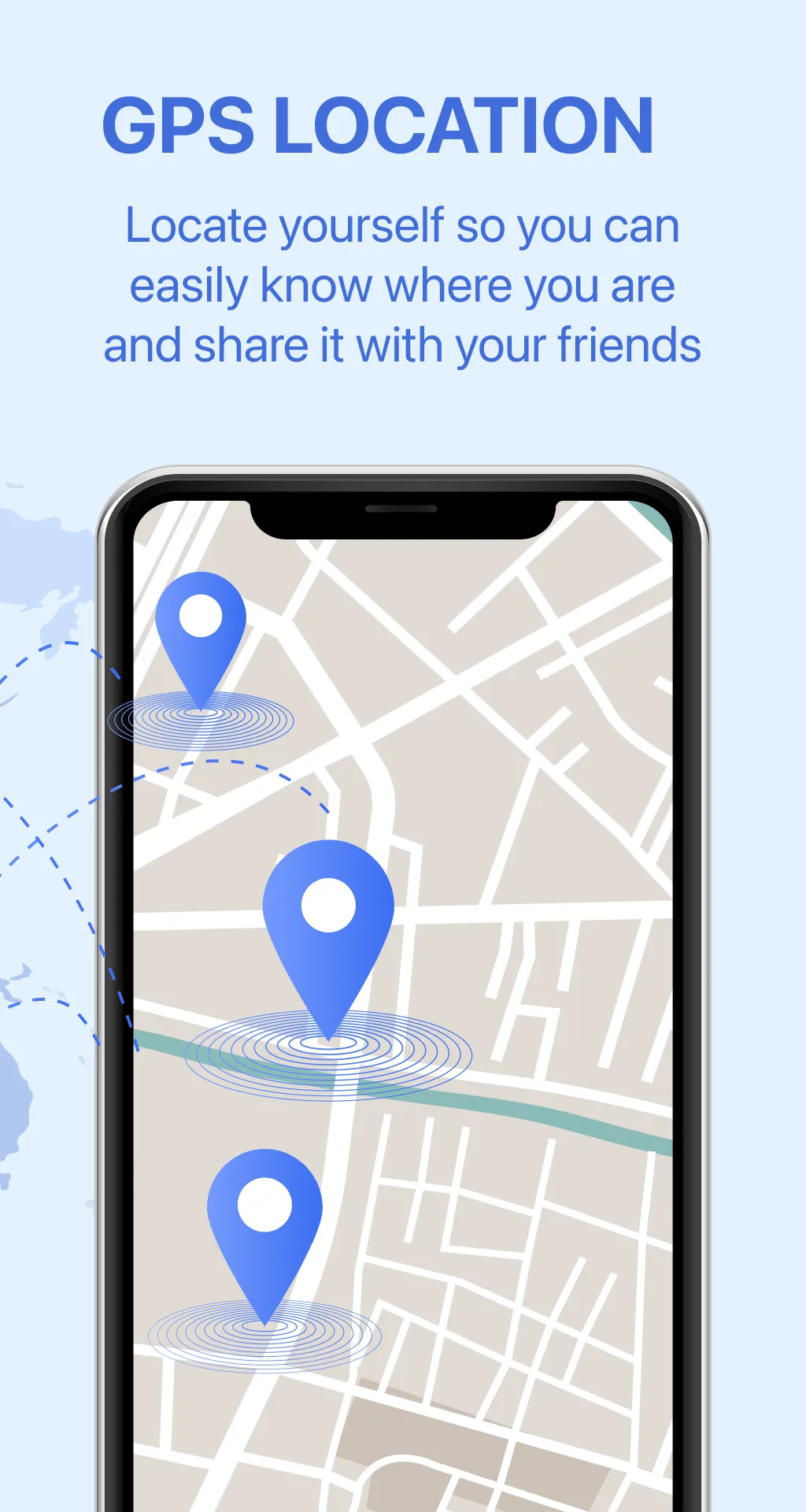 Gps map navigation compass | Indus Appstore | Screenshot