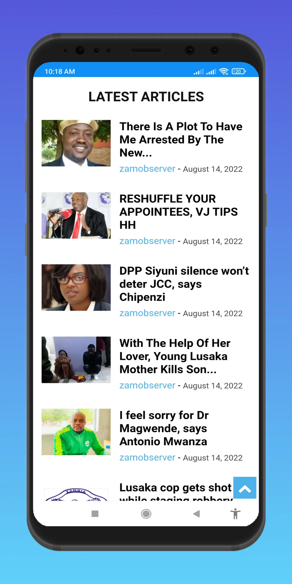 All Zambia Newspapers | Indus Appstore | Screenshot