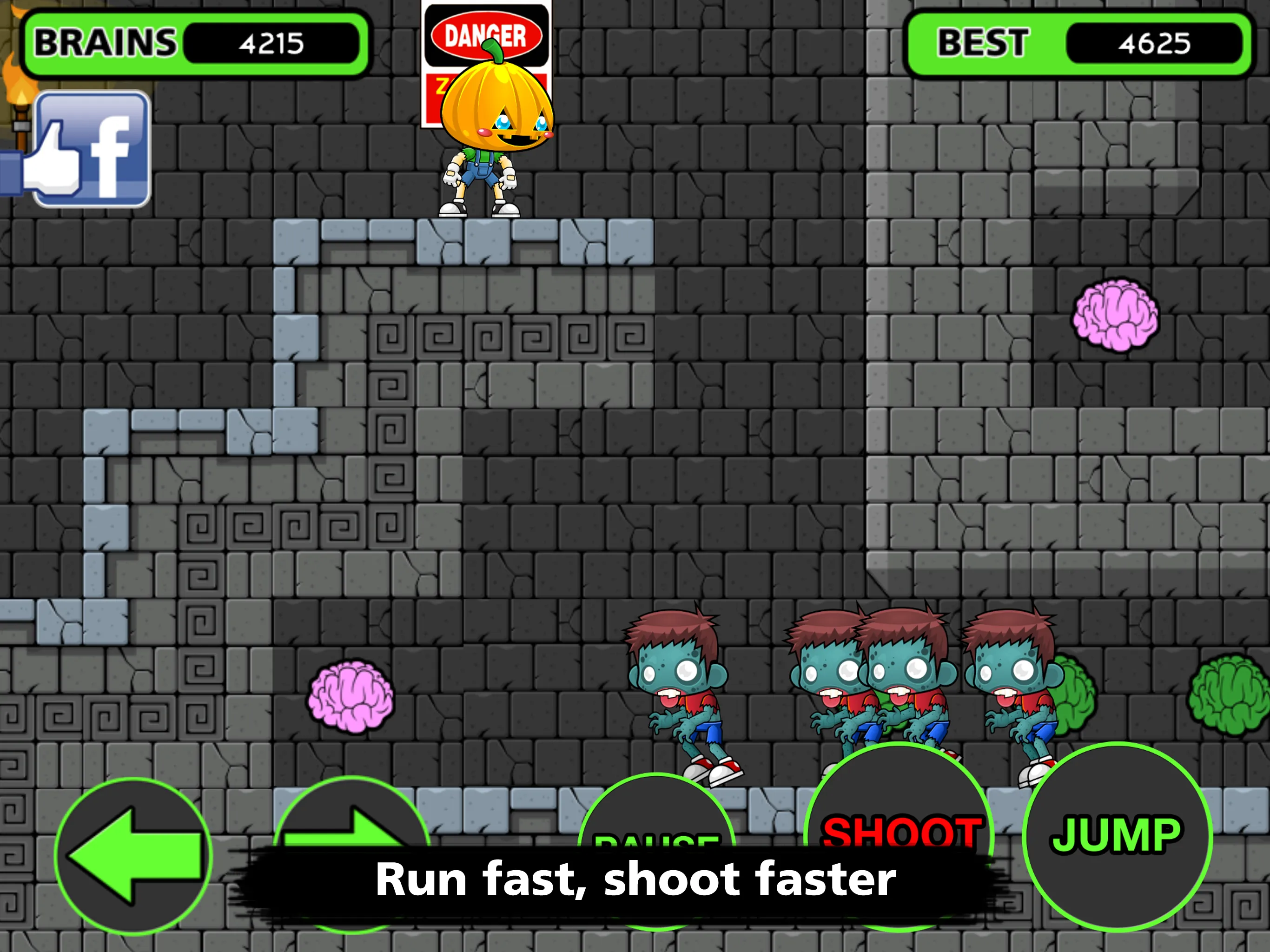 Zombie Zapper  The Brain Drain | Indus Appstore | Screenshot