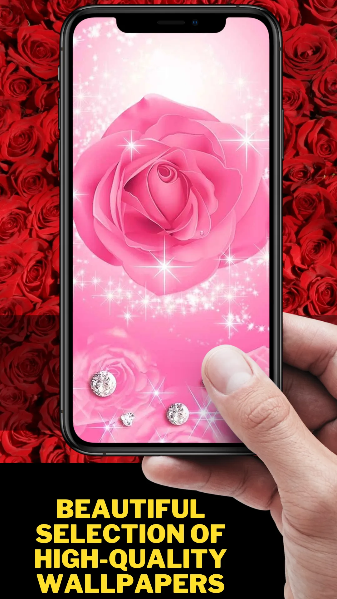 Flower wallpaper live rose HD | Indus Appstore | Screenshot