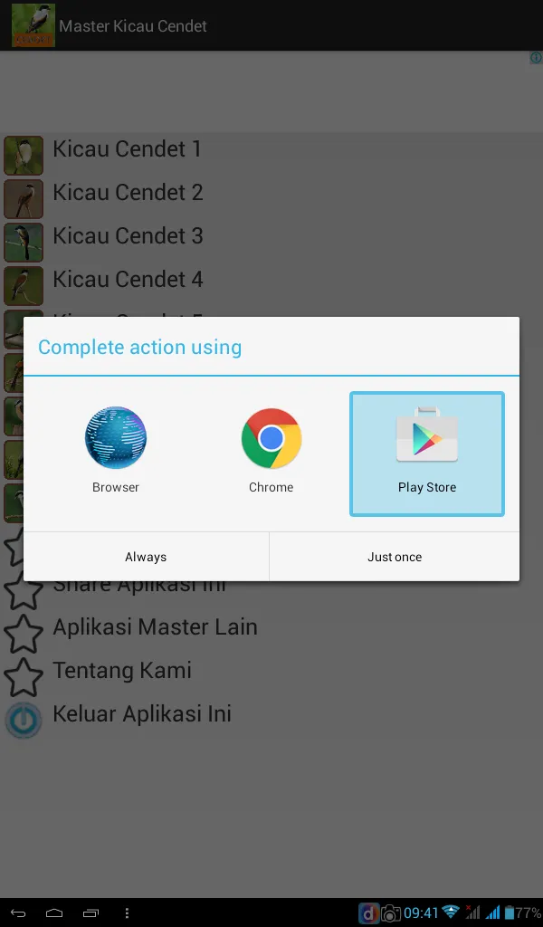 Master Kicau Cendet | Indus Appstore | Screenshot